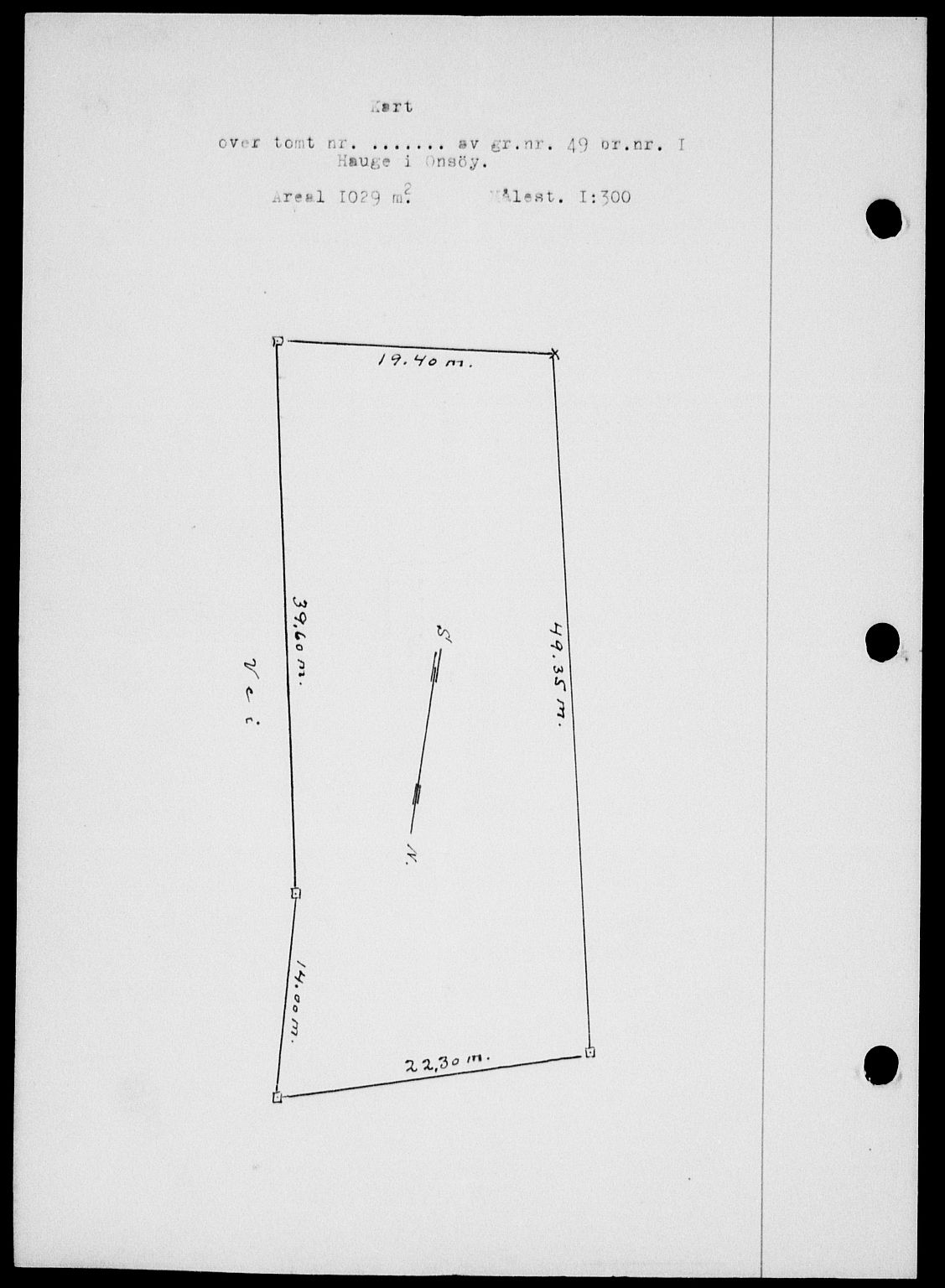 Onsøy sorenskriveri, SAO/A-10474/G/Ga/Gab/L0015: Mortgage book no. II A-15, 1945-1946, Diary no: : 105/1946