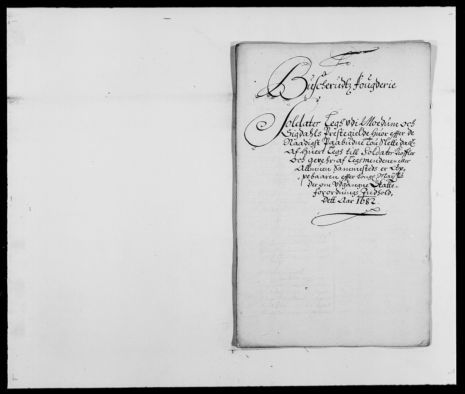 Rentekammeret inntil 1814, Reviderte regnskaper, Fogderegnskap, AV/RA-EA-4092/R25/L1676: Fogderegnskap Buskerud, 1682, p. 102