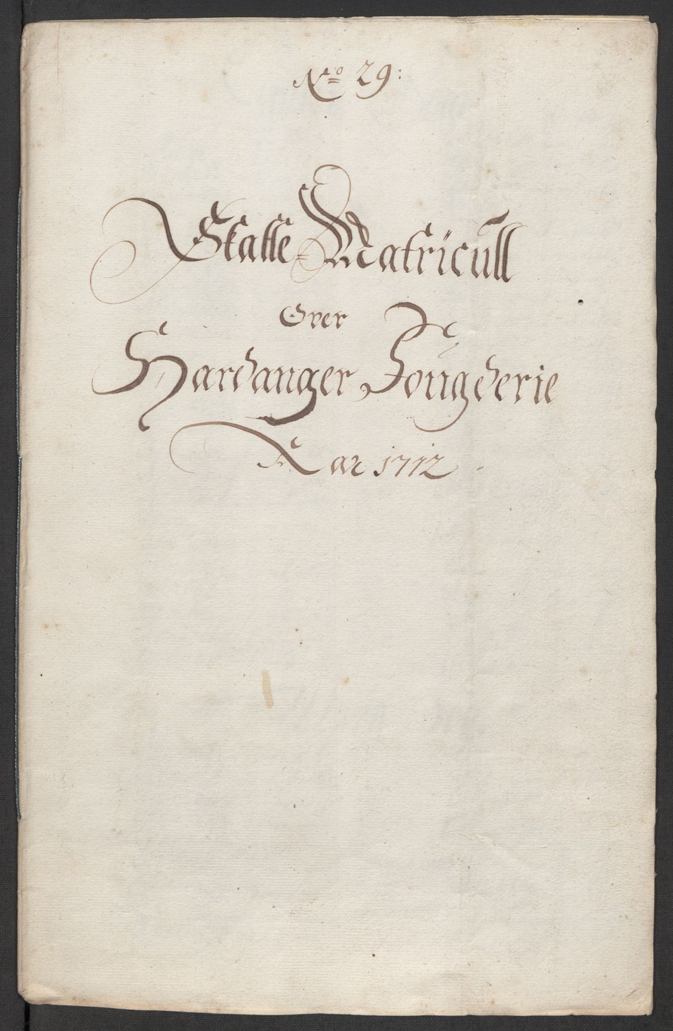 Rentekammeret inntil 1814, Reviderte regnskaper, Fogderegnskap, RA/EA-4092/R48/L2988: Fogderegnskap Sunnhordland og Hardanger, 1712, p. 241