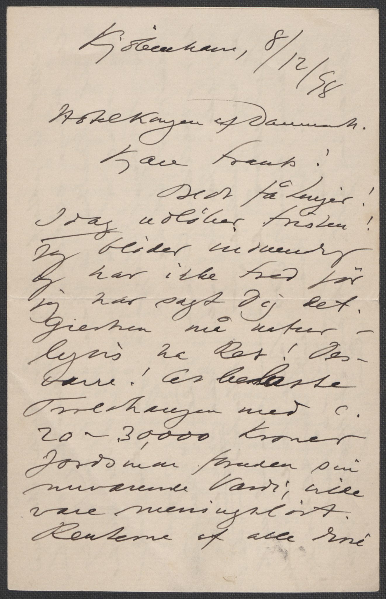 Beyer, Frants, AV/RA-PA-0132/F/L0001: Brev fra Edvard Grieg til Frantz Beyer og "En del optegnelser som kan tjene til kommentar til brevene" av Marie Beyer, 1872-1907, p. 537