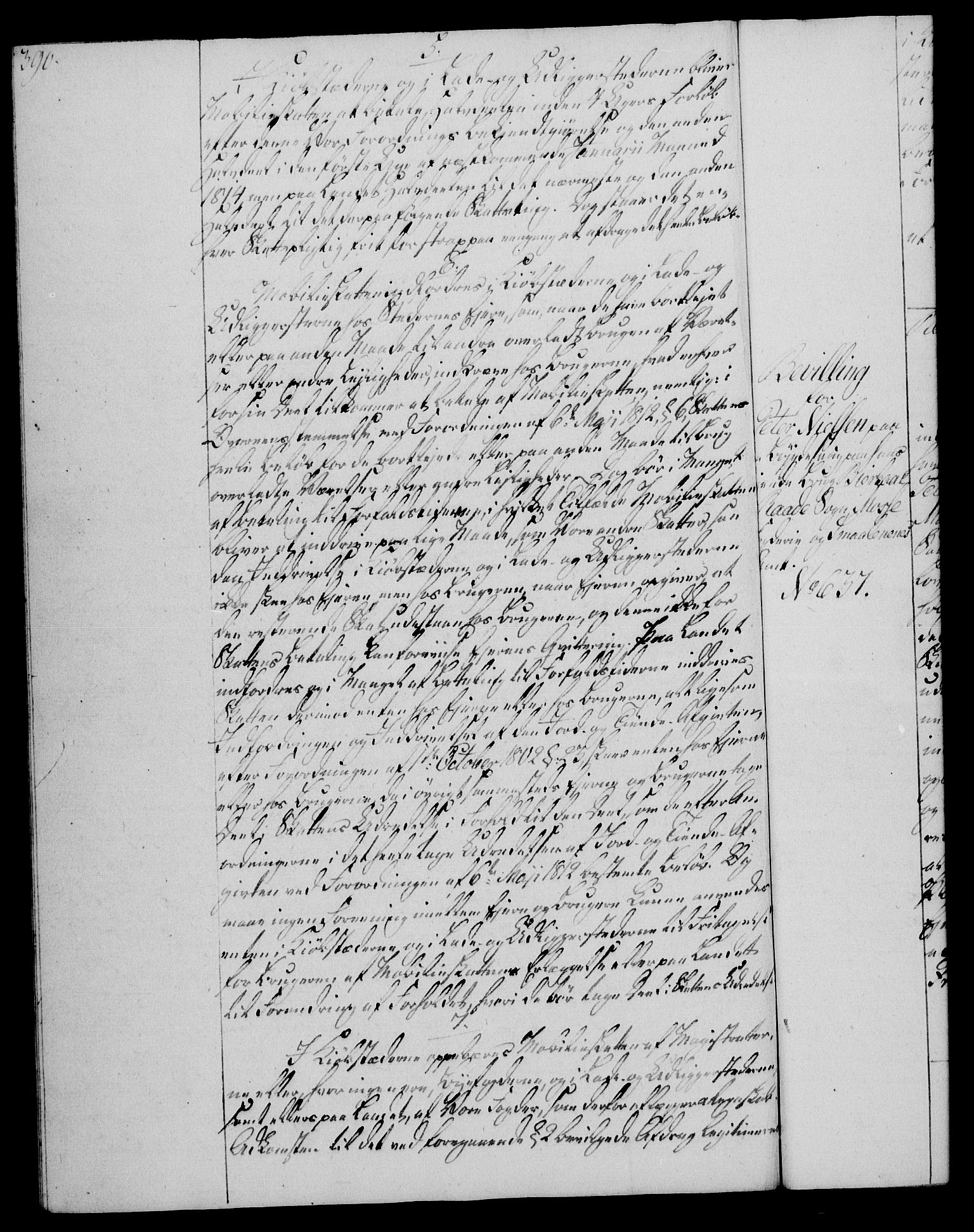 Rentekammeret, Kammerkanselliet, AV/RA-EA-3111/G/Gg/Gga/L0020: Norsk ekspedisjonsprotokoll med register (merket RK 53.20), 1811-1814, p. 390