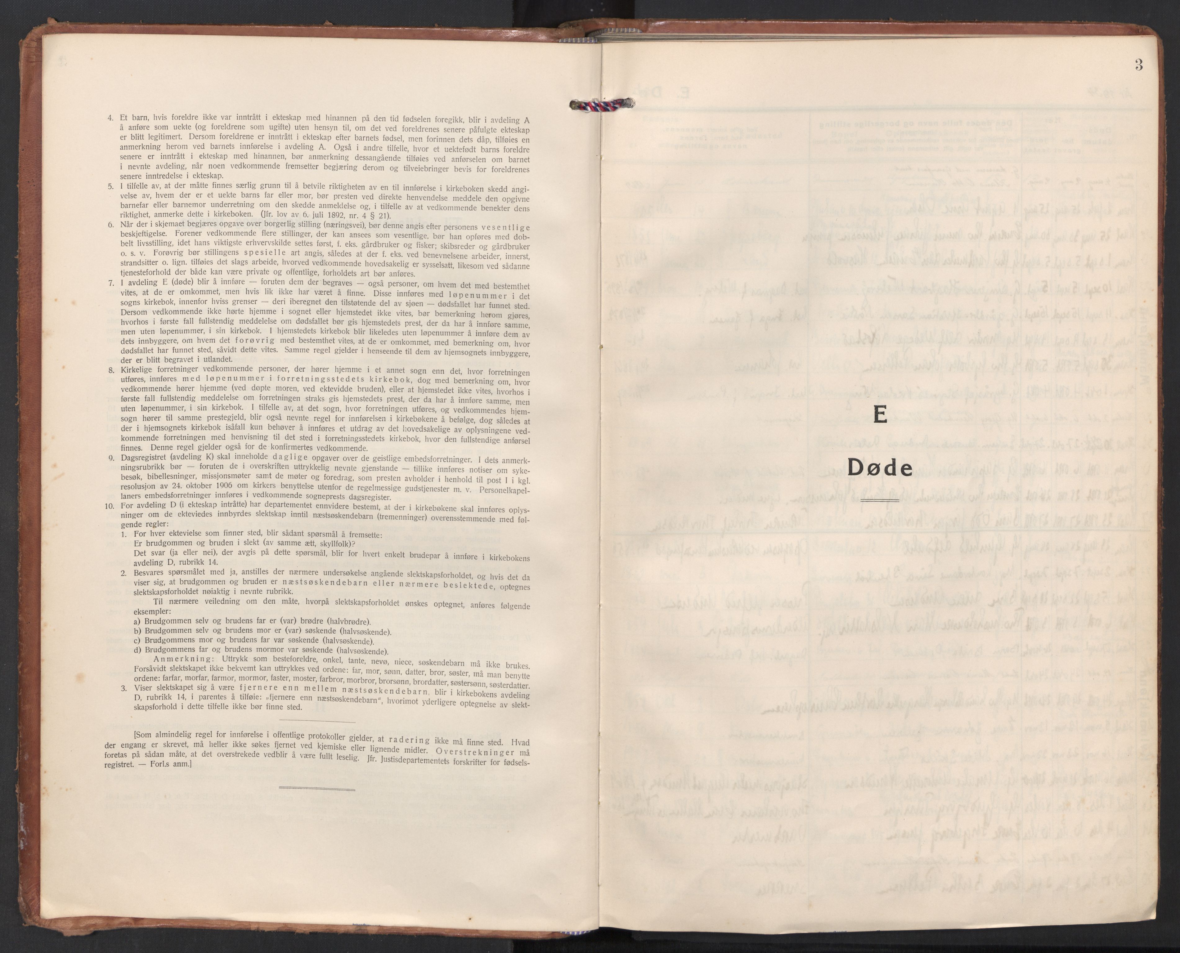 Østre Bærum prestekontor Kirkebøker, AV/SAO-A-10887/F/Fa/L0006: Parish register (official) no. 6, 1934-1961, p. 3