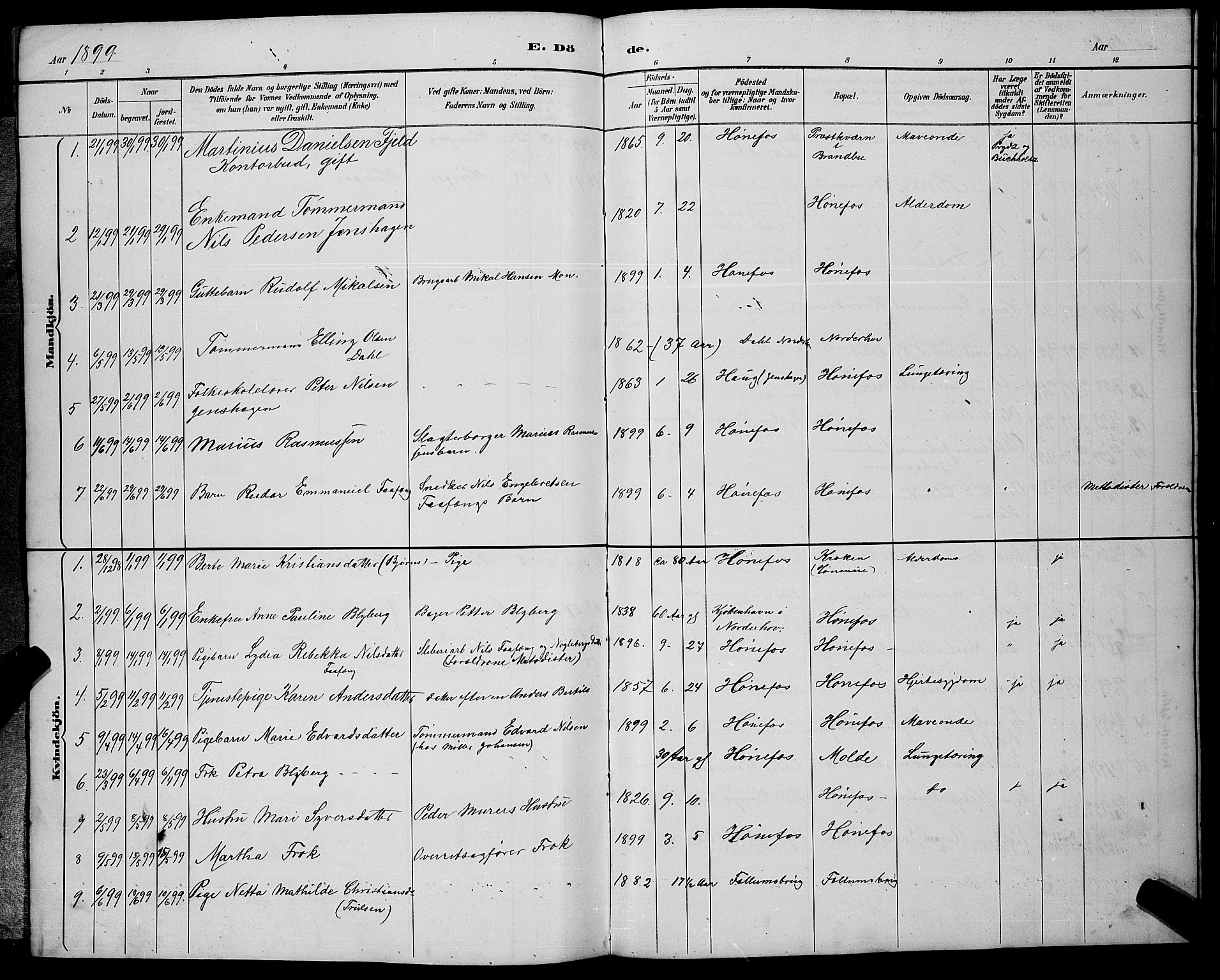 Hønefoss kirkebøker, AV/SAKO-A-609/G/Ga/L0002: Parish register (copy) no. 2, 1888-1904