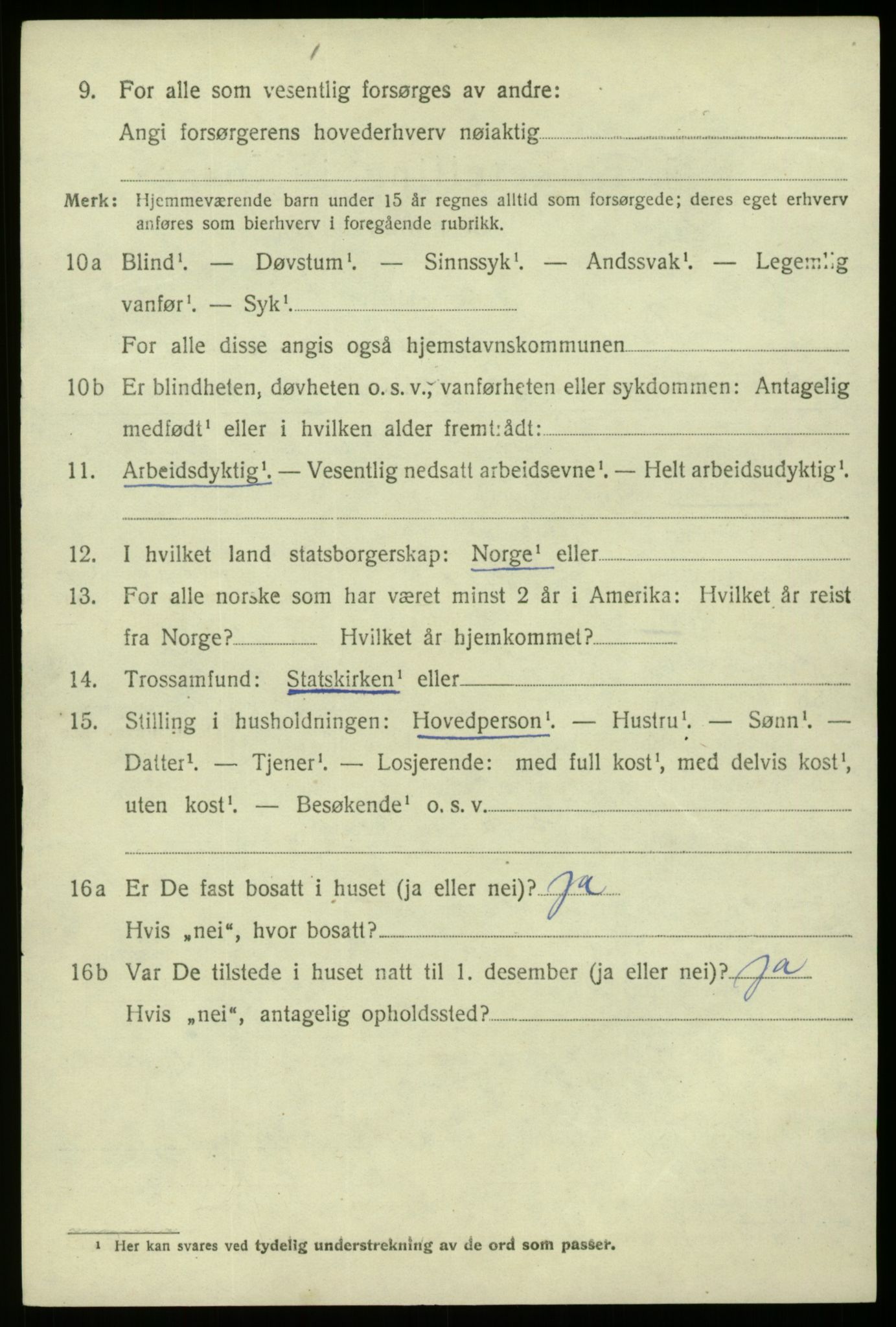 SAB, 1920 census for Fana, 1920, p. 27198