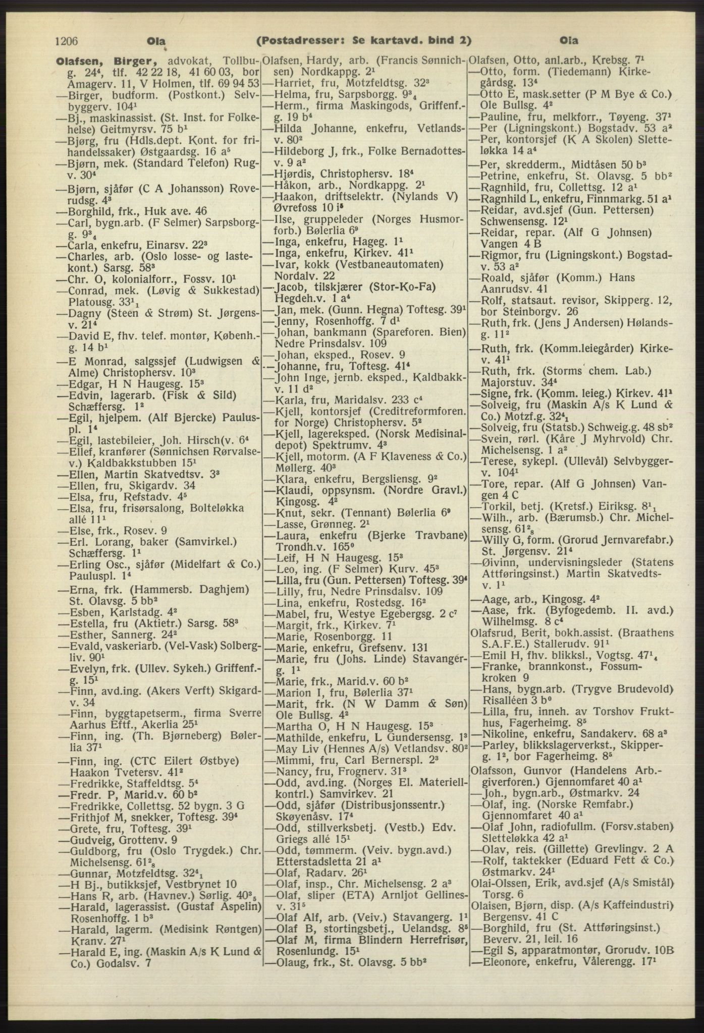 Kristiania/Oslo adressebok, PUBL/-, 1965-1966, p. 1206