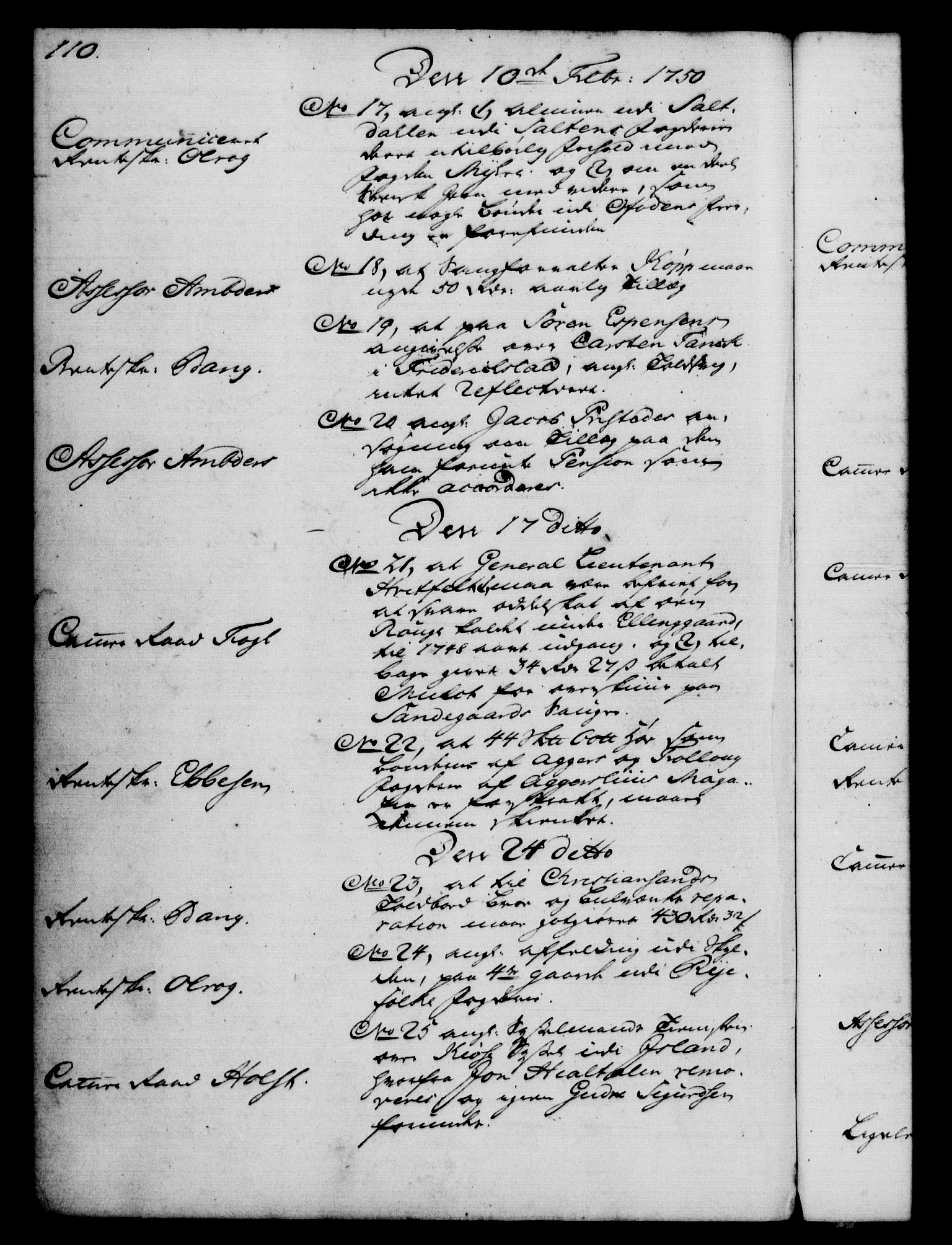 Rentekammeret, Kammerkanselliet, RA/EA-3111/G/Gf/Gfb/L0005: Register til norske relasjons- og resolusjonsprotokoller (merket RK 52.100), 1744-1754, p. 110