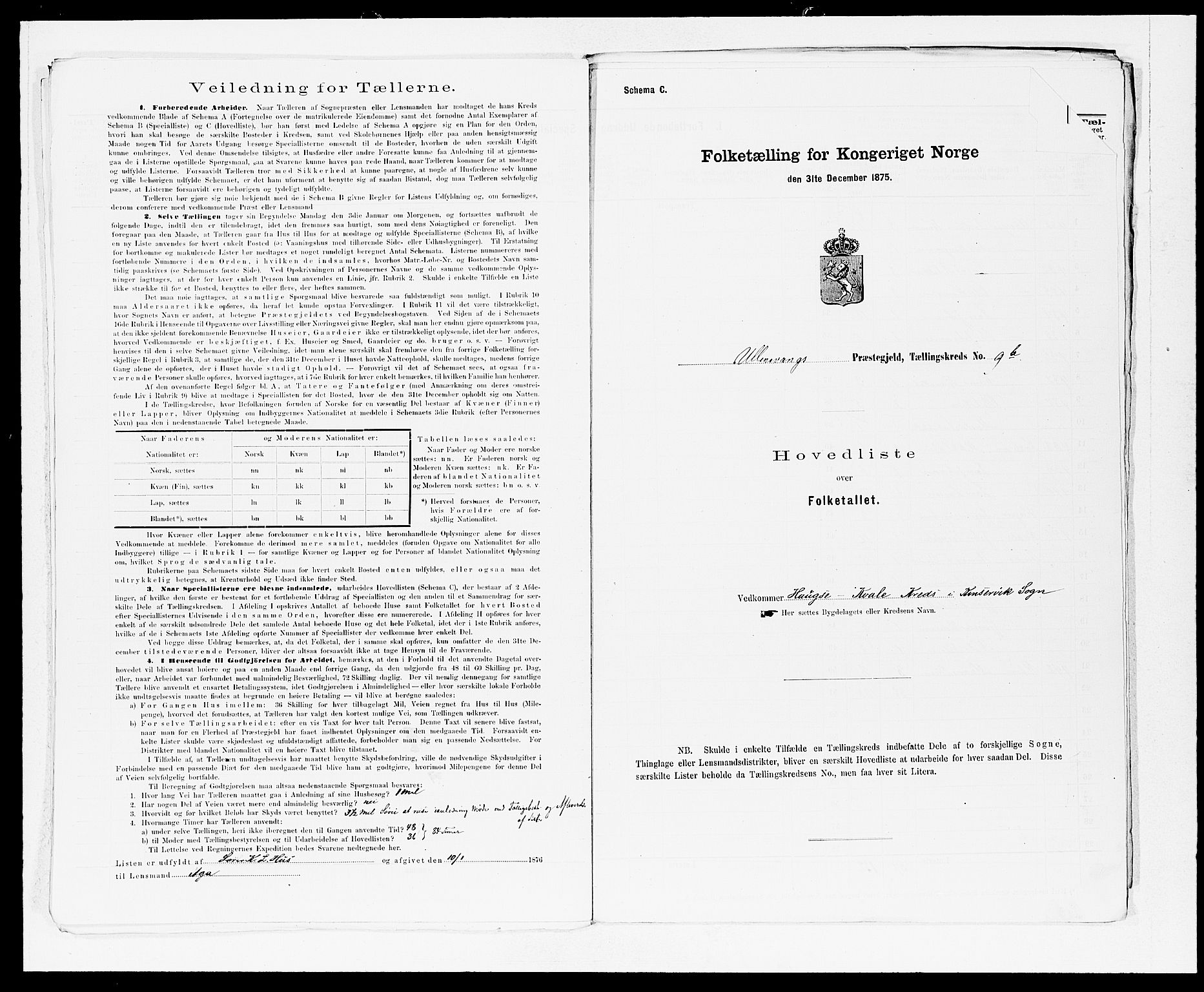 SAB, 1875 census for 1230P Ullensvang, 1875, p. 22