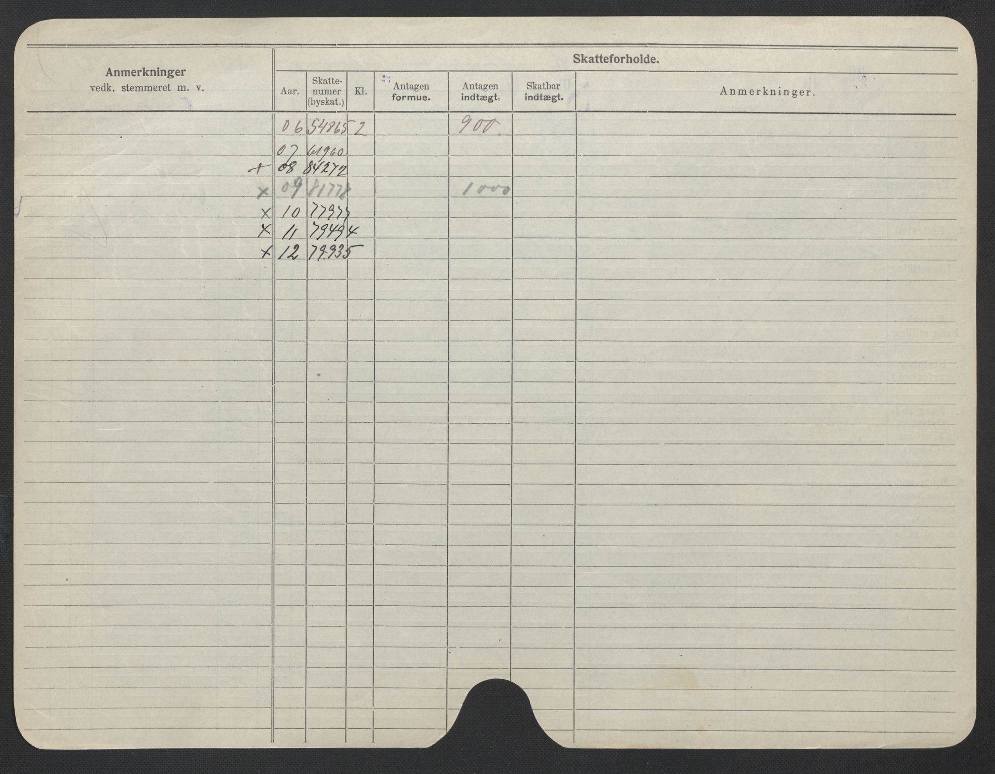 Oslo folkeregister, Registerkort, AV/SAO-A-11715/F/Fa/Fac/L0019: Kvinner, 1906-1914, p. 992b