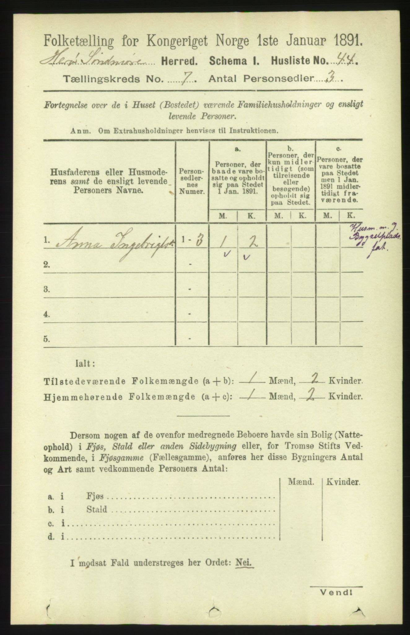 RA, 1891 census for 1515 Herøy, 1891, p. 2909