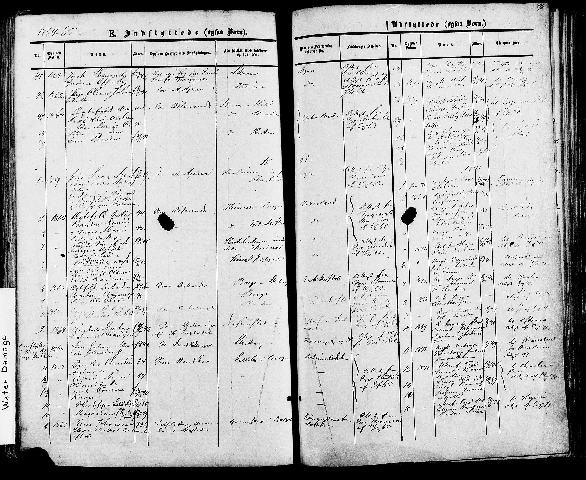 Fredrikstad prestekontor Kirkebøker, AV/SAO-A-11082/F/Fa/L0006: Parish register (official) no. 6, 1857-1878, p. 396