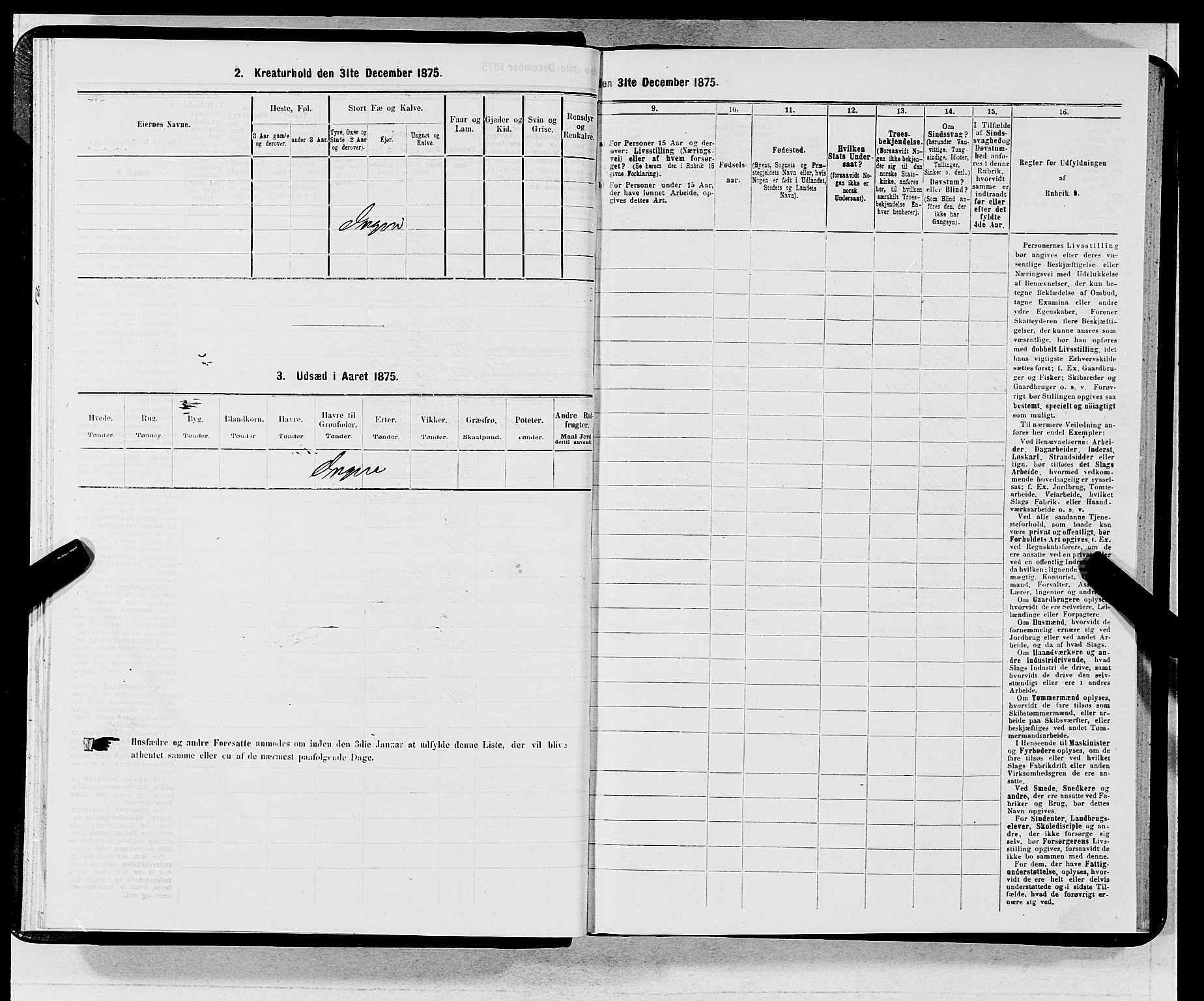 SAB, 1875 census for 1301 Bergen, 1875, p. 5706