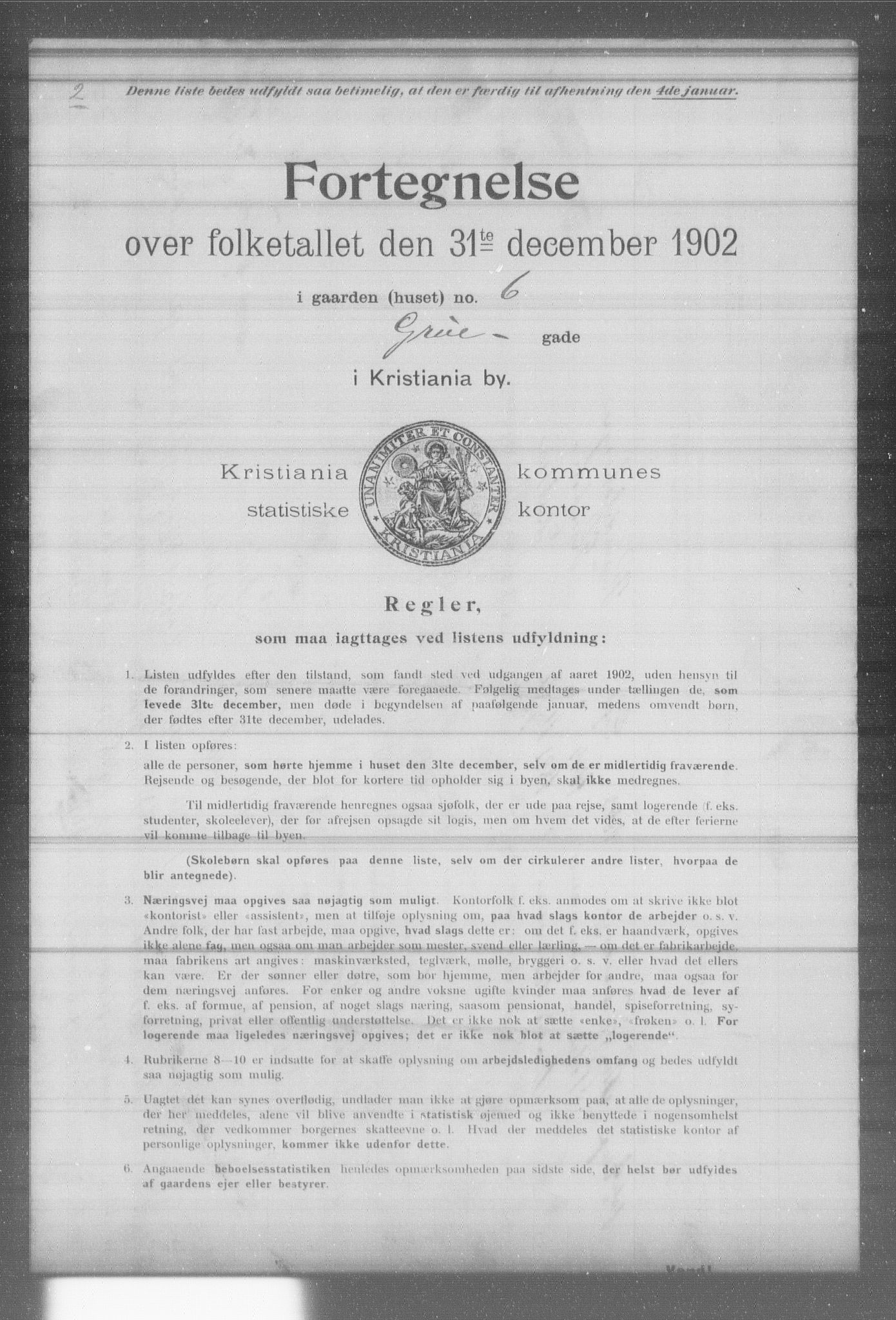 OBA, Municipal Census 1902 for Kristiania, 1902, p. 5885