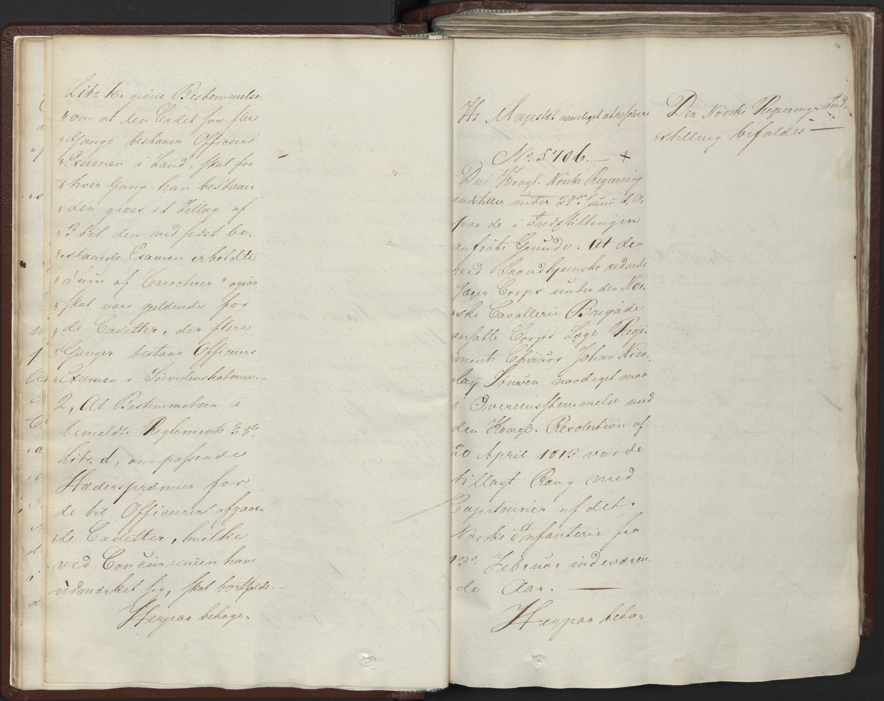 Statsrådssekretariatet, AV/RA-S-1001/A/Ab/L0012: Kgl. res. nr. 5679-6008 II, 1821, p. 15b-16a