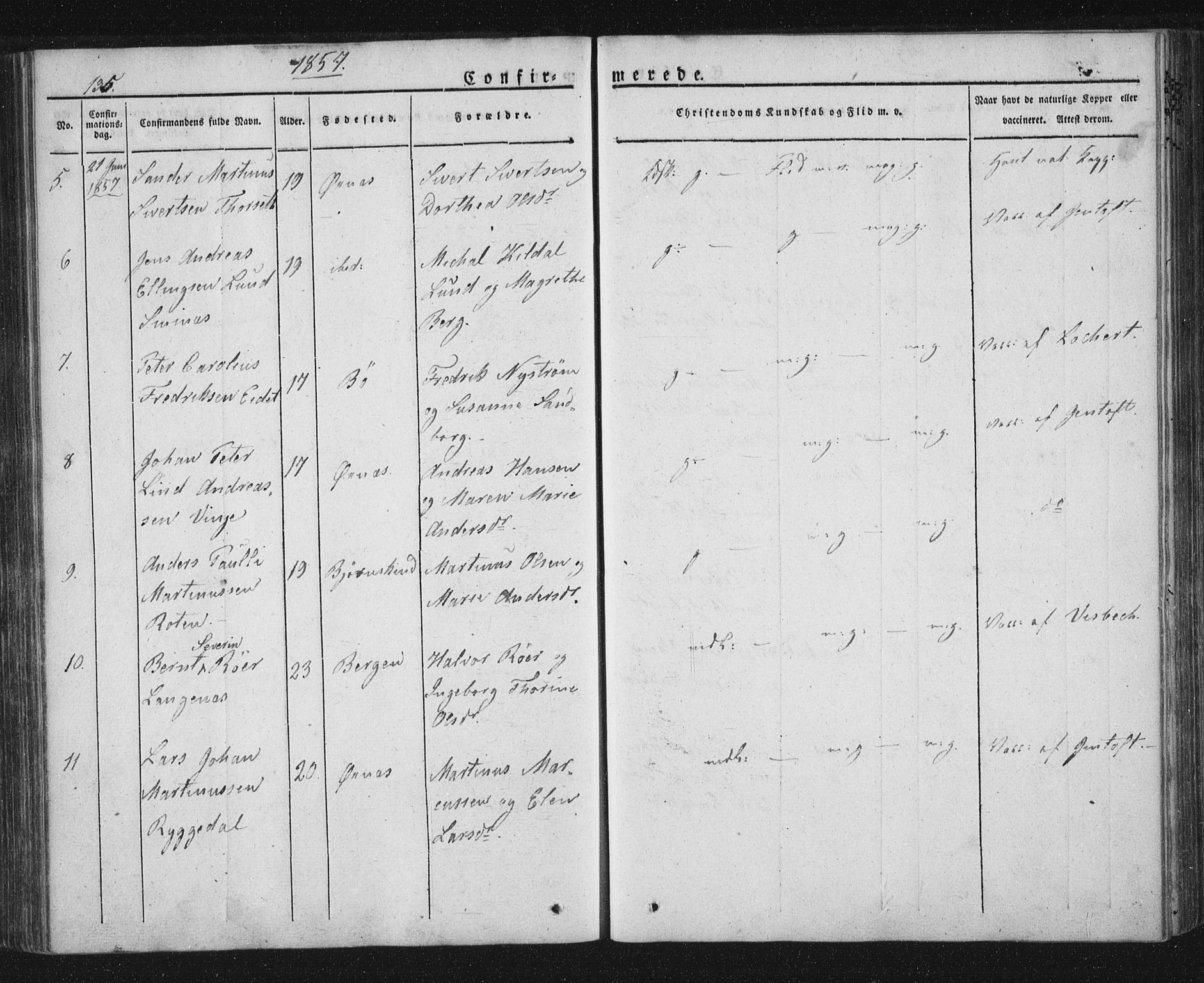 Ministerialprotokoller, klokkerbøker og fødselsregistre - Nordland, AV/SAT-A-1459/893/L1332: Parish register (official) no. 893A05, 1841-1858, p. 135