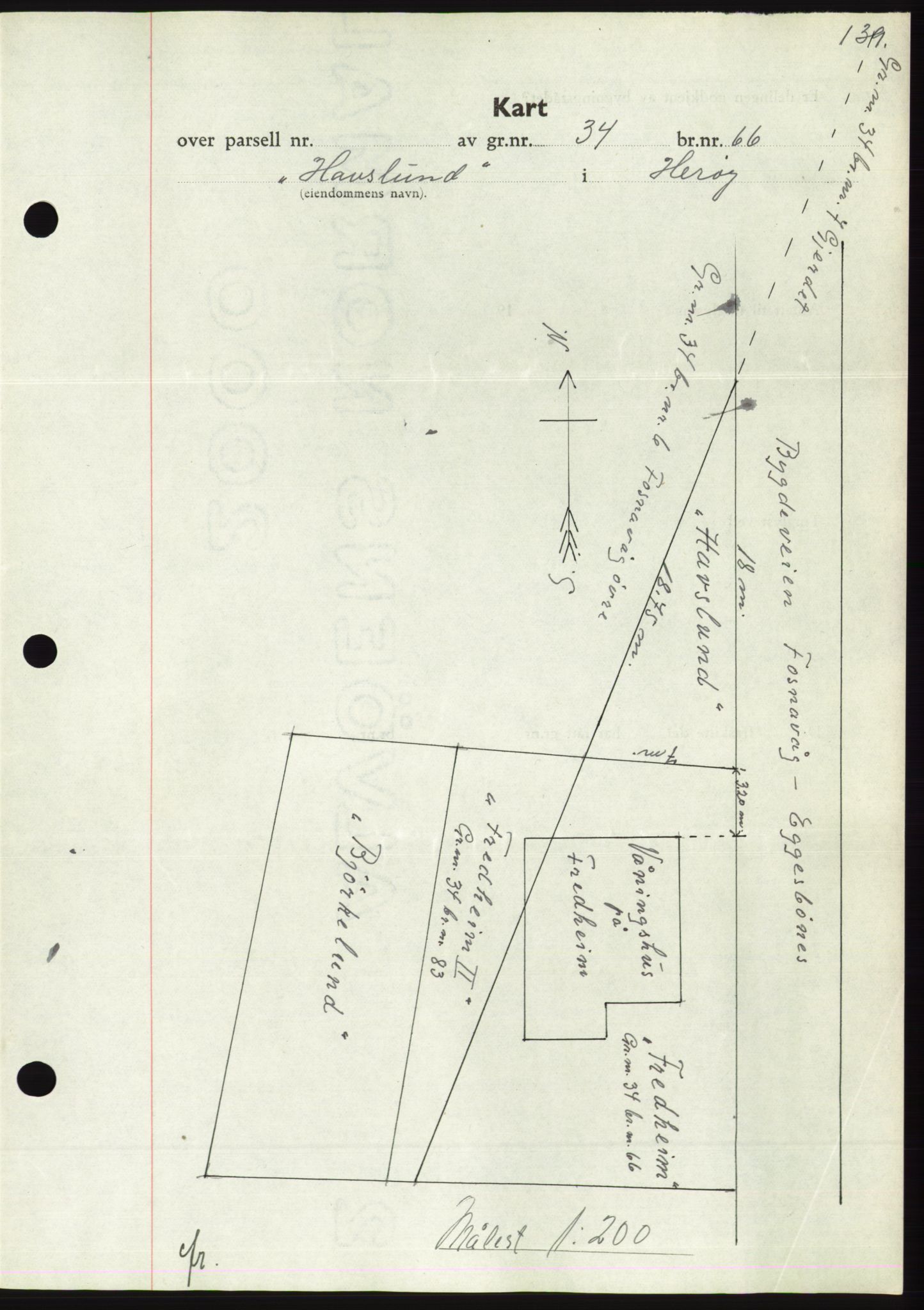 Søre Sunnmøre sorenskriveri, AV/SAT-A-4122/1/2/2C/L0066: Mortgage book no. 60, 1938-1938, Diary no: : 1269/1938