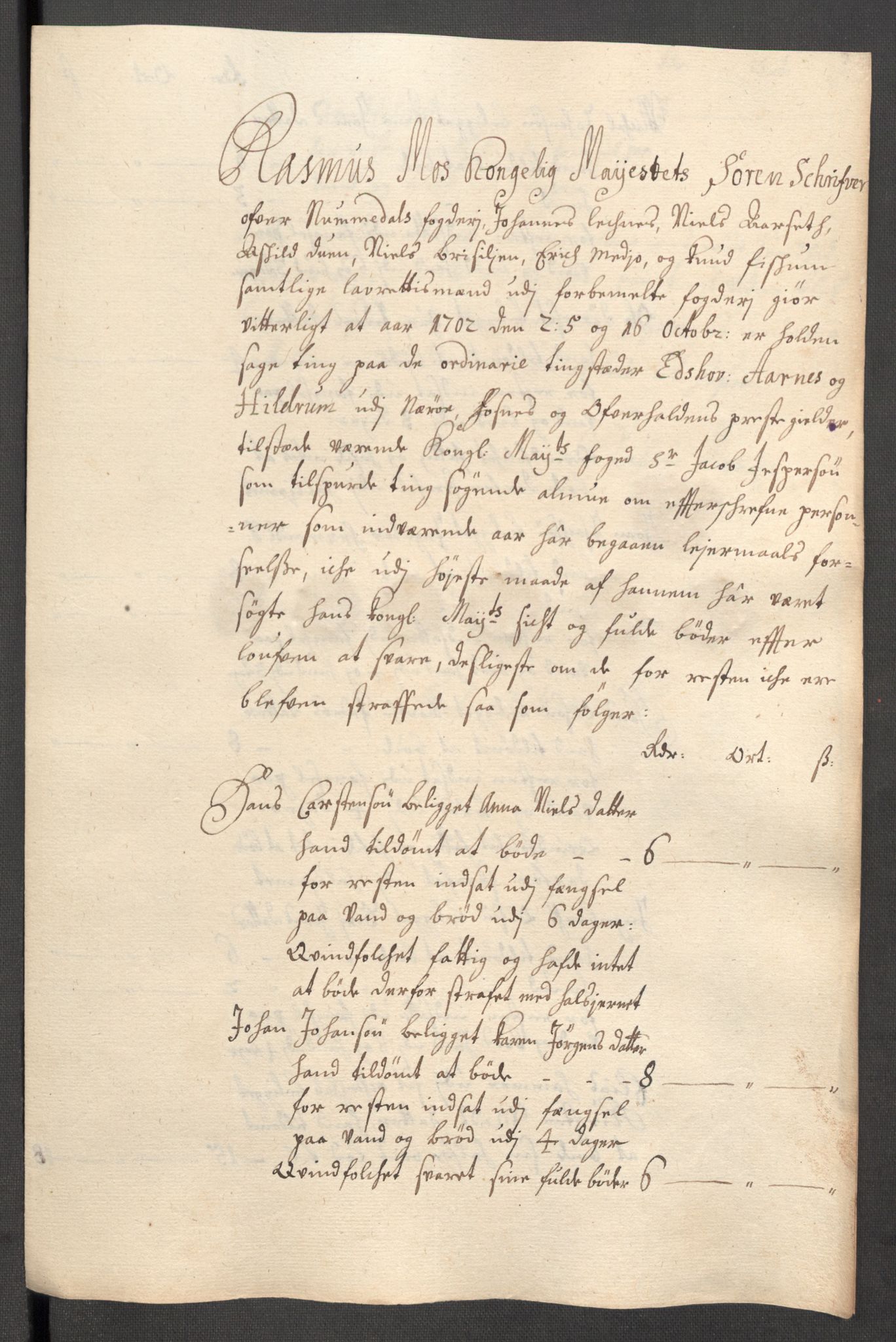 Rentekammeret inntil 1814, Reviderte regnskaper, Fogderegnskap, AV/RA-EA-4092/R64/L4427: Fogderegnskap Namdal, 1701-1702, p. 337