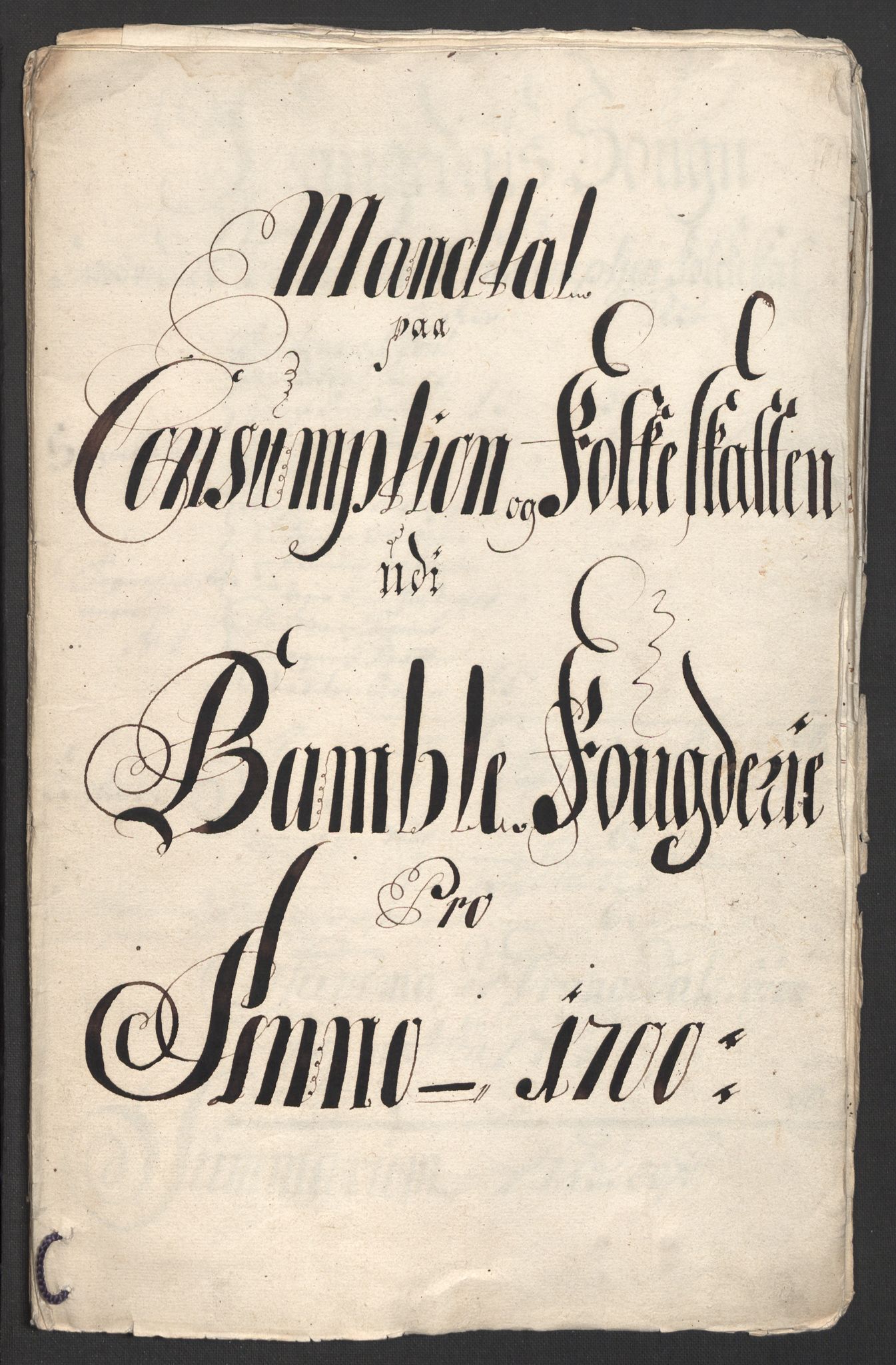 Rentekammeret inntil 1814, Reviderte regnskaper, Fogderegnskap, RA/EA-4092/R36/L2104: Fogderegnskap Øvre og Nedre Telemark og Bamble, 1700, p. 359