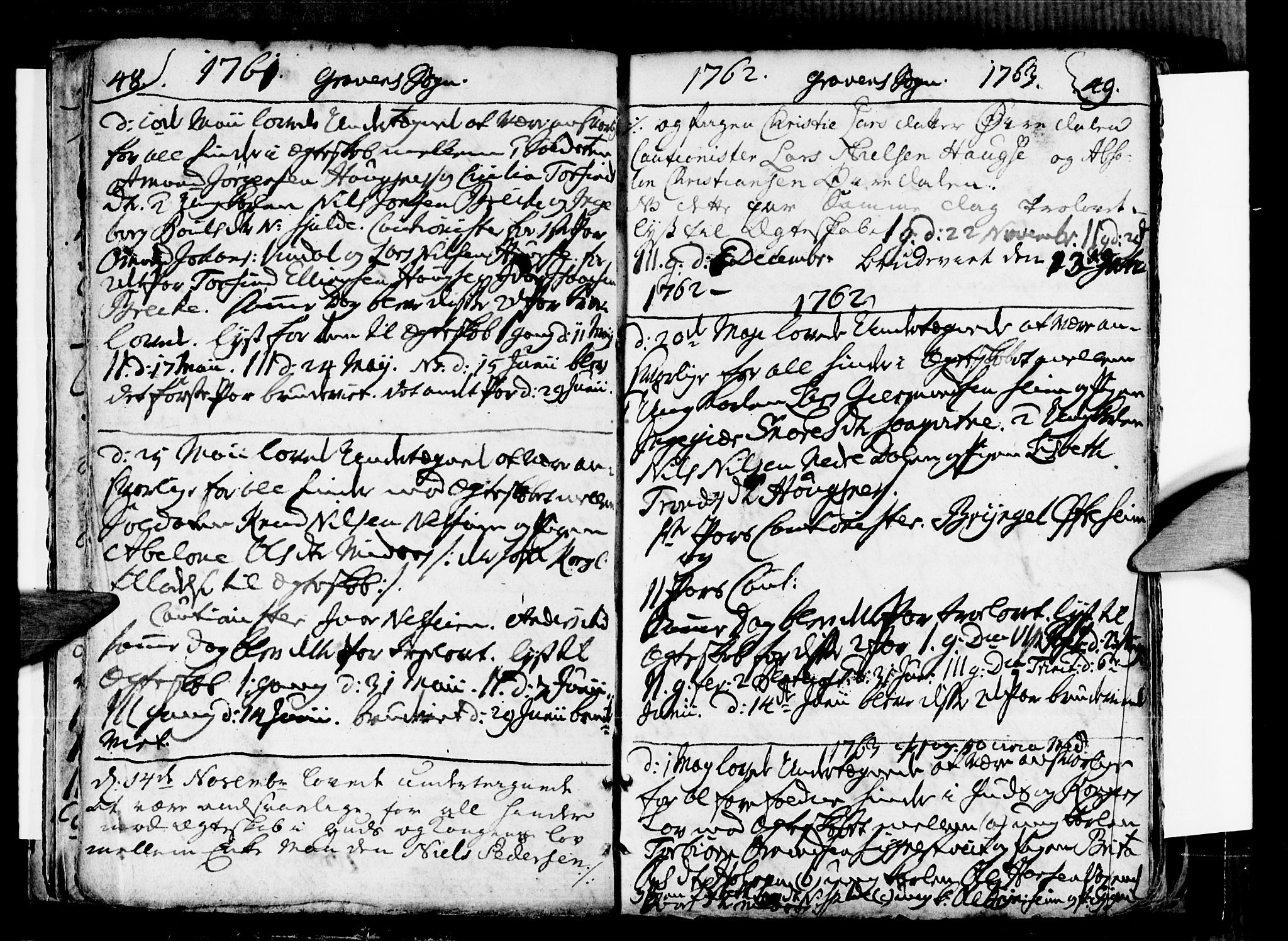 Ulvik sokneprestembete, SAB/A-78801/H/Haa: Parish register (official) no. A 9, 1743-1792, p. 48-49