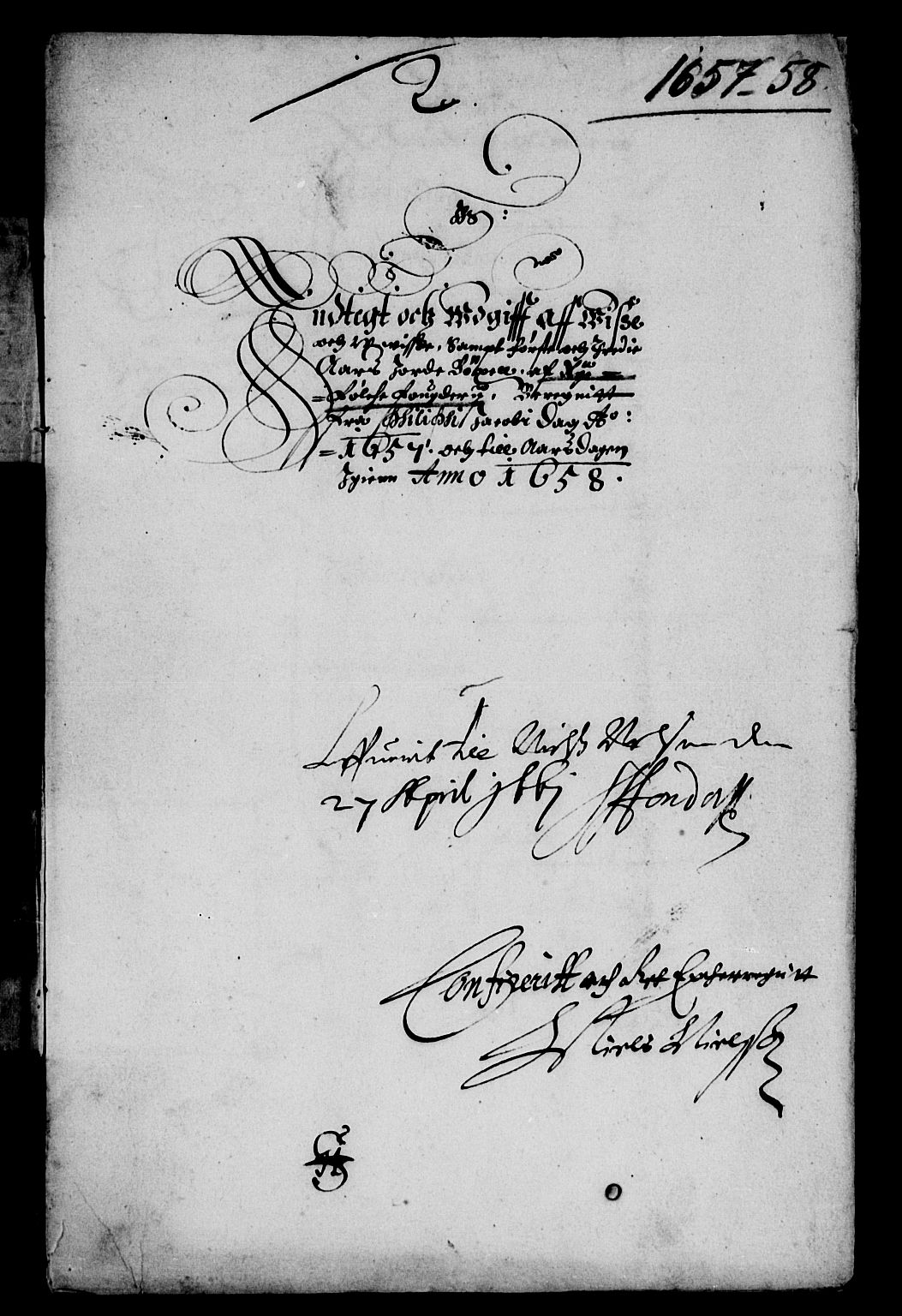 Rentekammeret inntil 1814, Reviderte regnskaper, Lensregnskaper, AV/RA-EA-5023/R/Rb/Rbs/L0036: Stavanger len, 1653-1658
