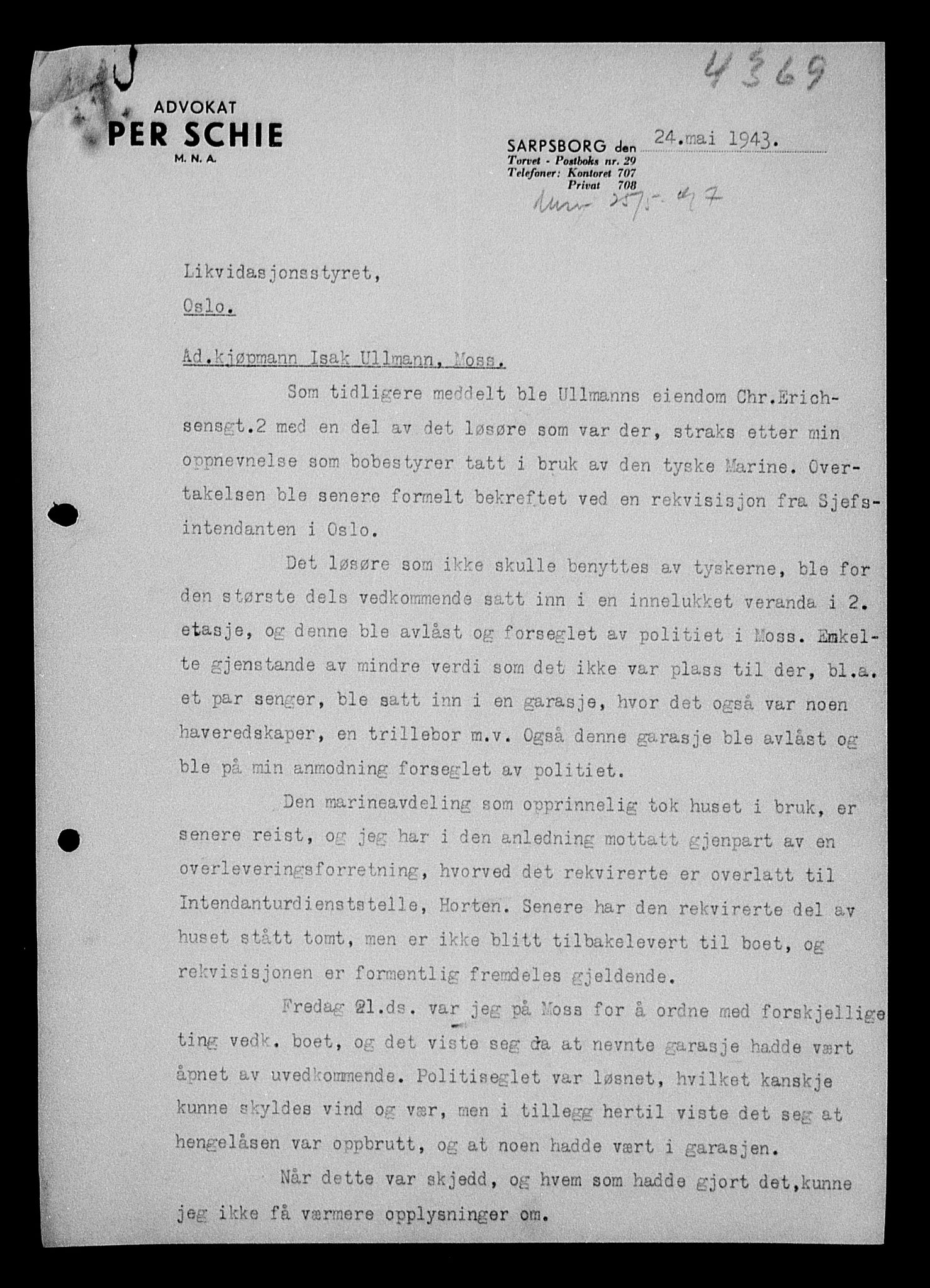 Justisdepartementet, Tilbakeføringskontoret for inndratte formuer, AV/RA-S-1564/H/Hc/Hcd/L1008: --, 1945-1947, p. 570