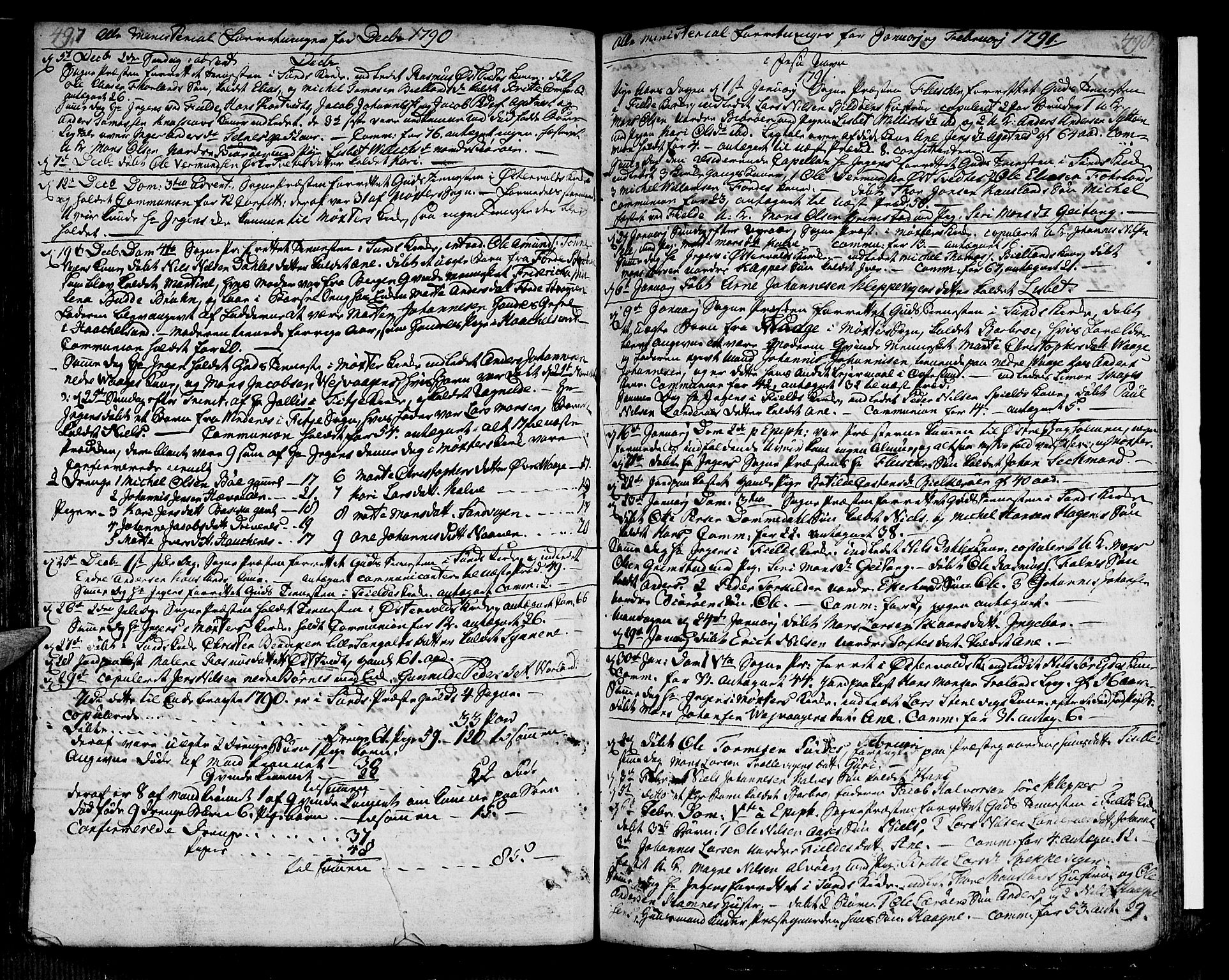 Sund sokneprestembete, AV/SAB-A-99930: Parish register (official) no. A 5, 1770-1795, p. 497-498