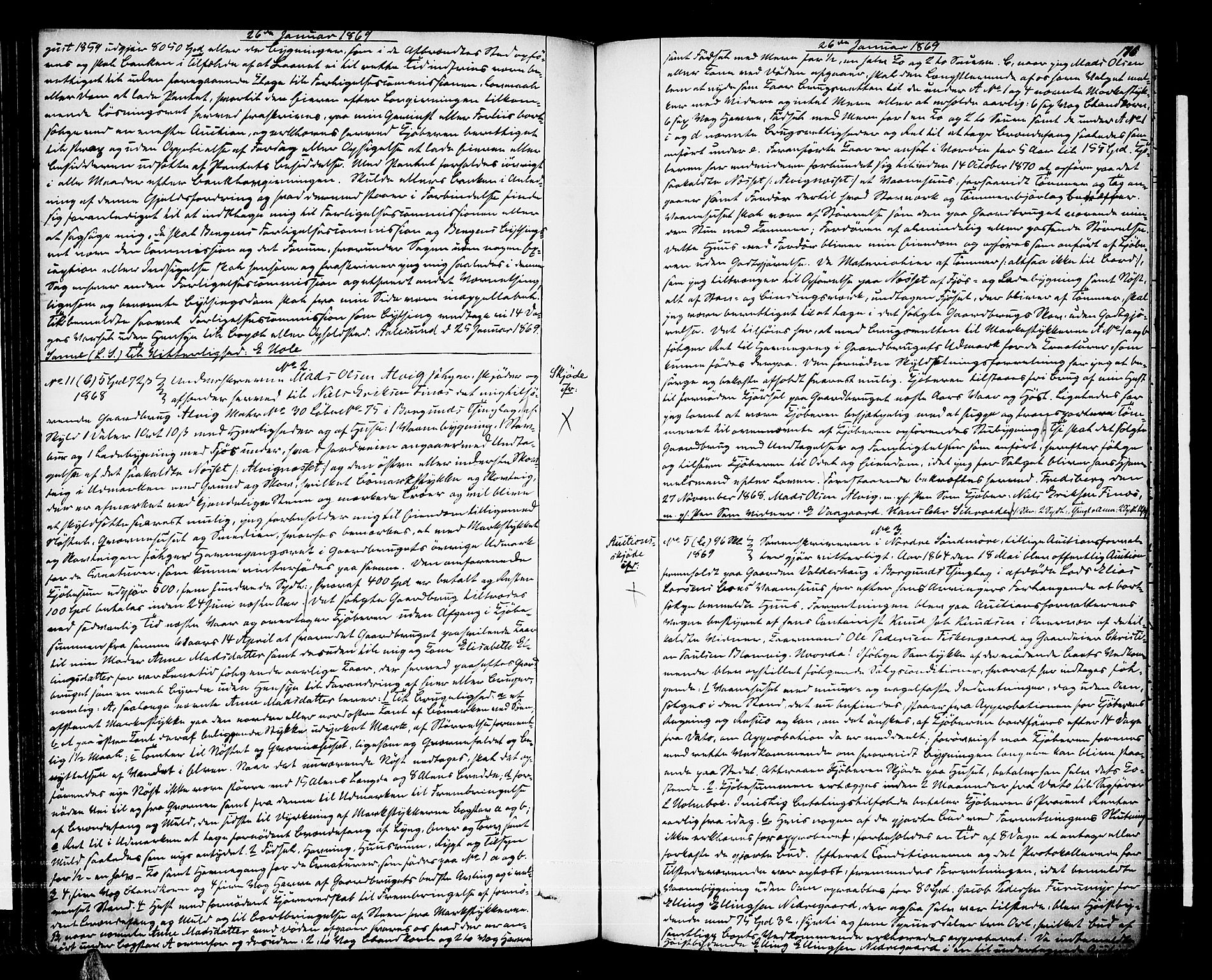 Nordre Sunnmøre sorenskriveri, SAT/A-0006/1/2/2C/2Ca/L0011: Mortgage book no. 14, 1867-1871, p. 176