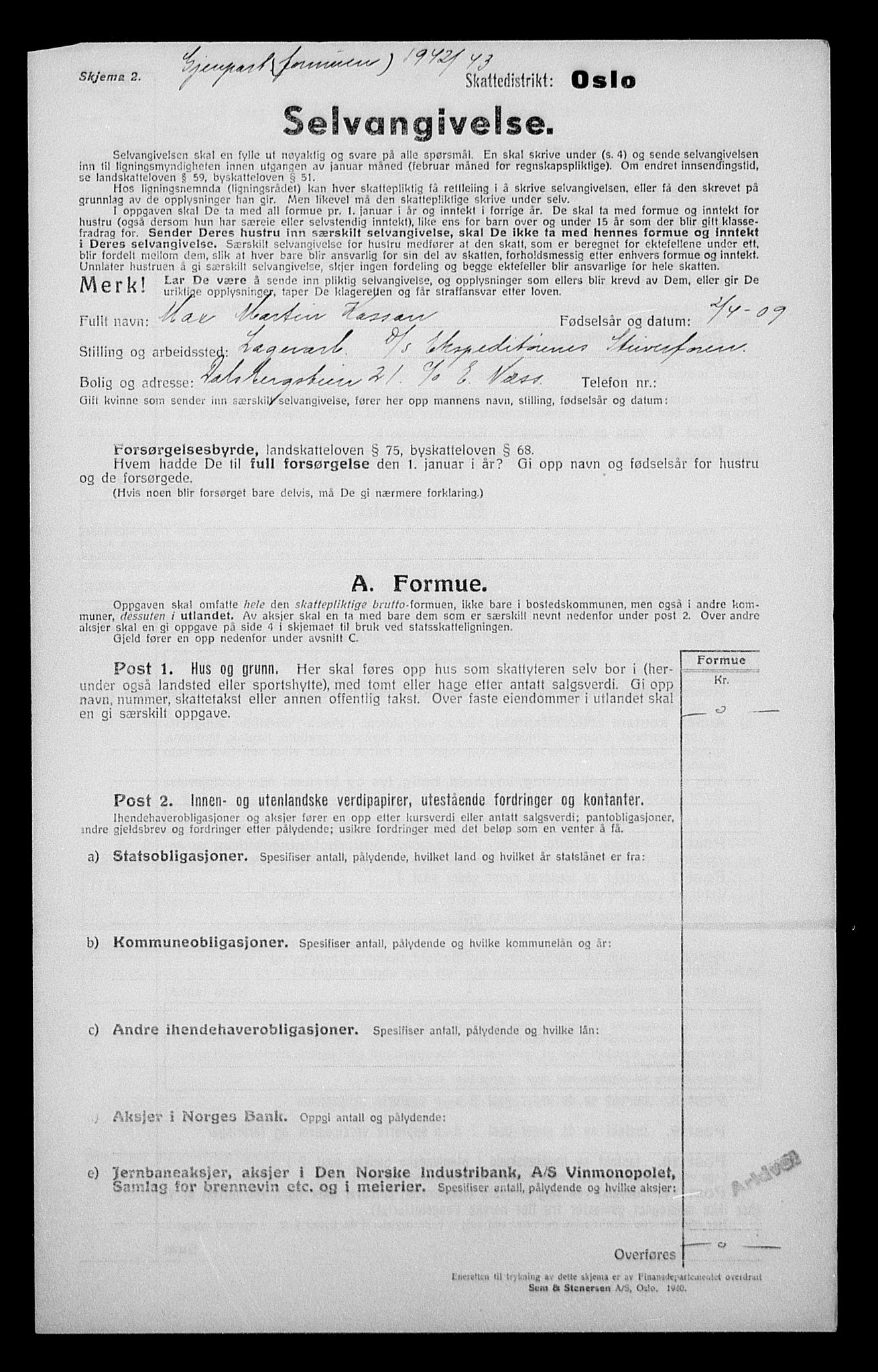 Justisdepartementet, Tilbakeføringskontoret for inndratte formuer, RA/S-1564/H/Hc/Hcc/L0950: --, 1945-1947, p. 22