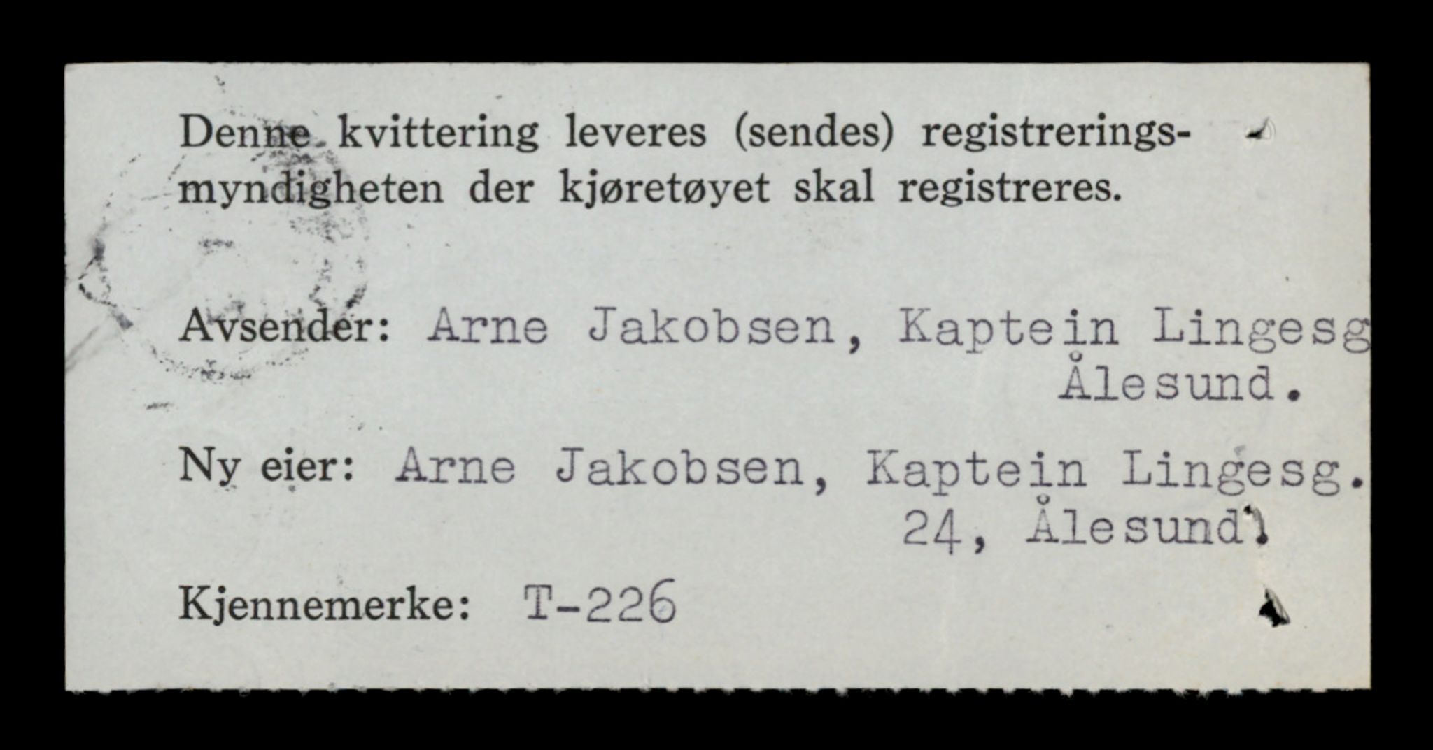 Møre og Romsdal vegkontor - Ålesund trafikkstasjon, SAT/A-4099/F/Fe/L0002: Registreringskort for kjøretøy T 128 - T 231, 1927-1998, p. 2837