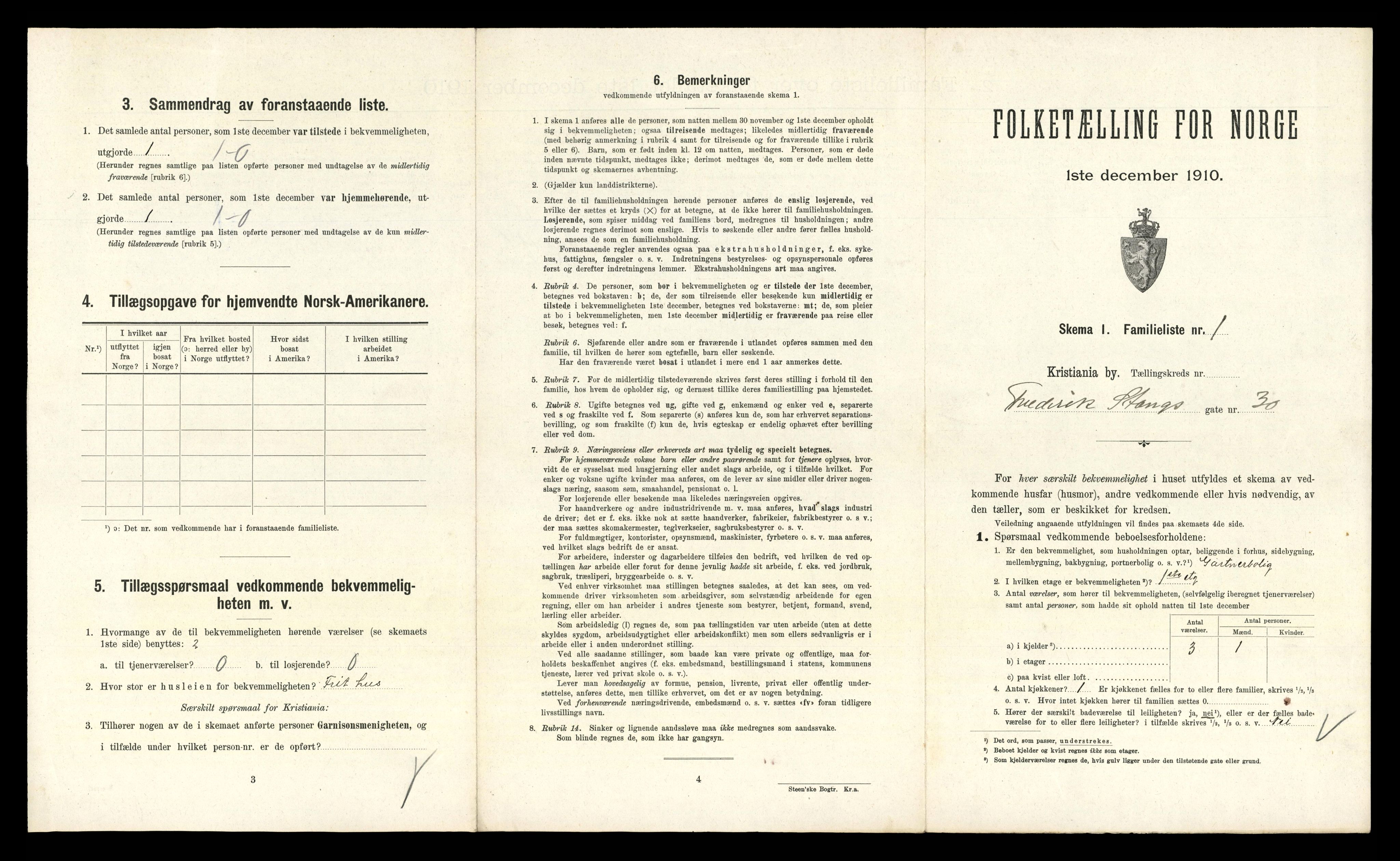 RA, 1910 census for Kristiania, 1910, p. 26113