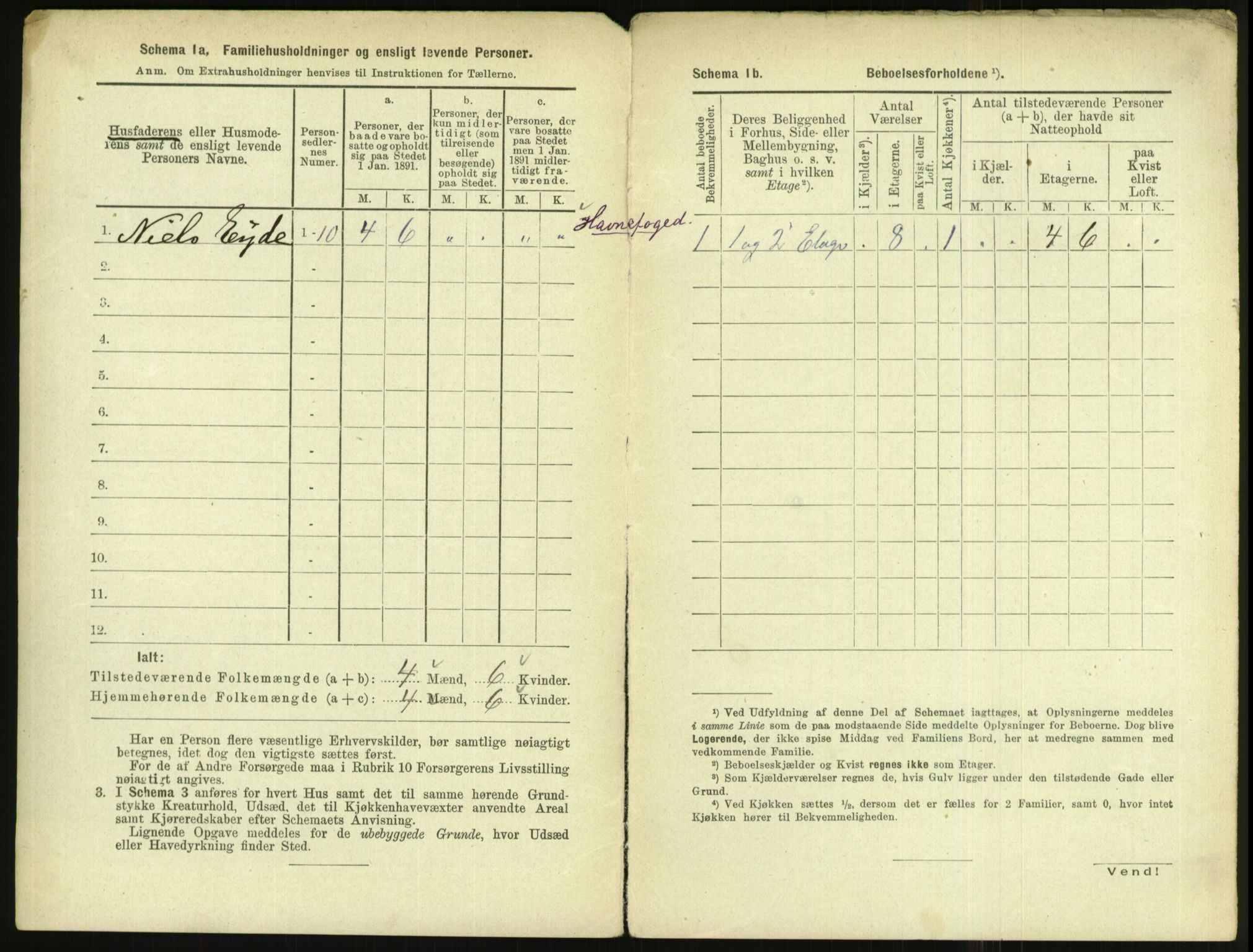 RA, 1891 census for 1004 Flekkefjord, 1891, p. 301