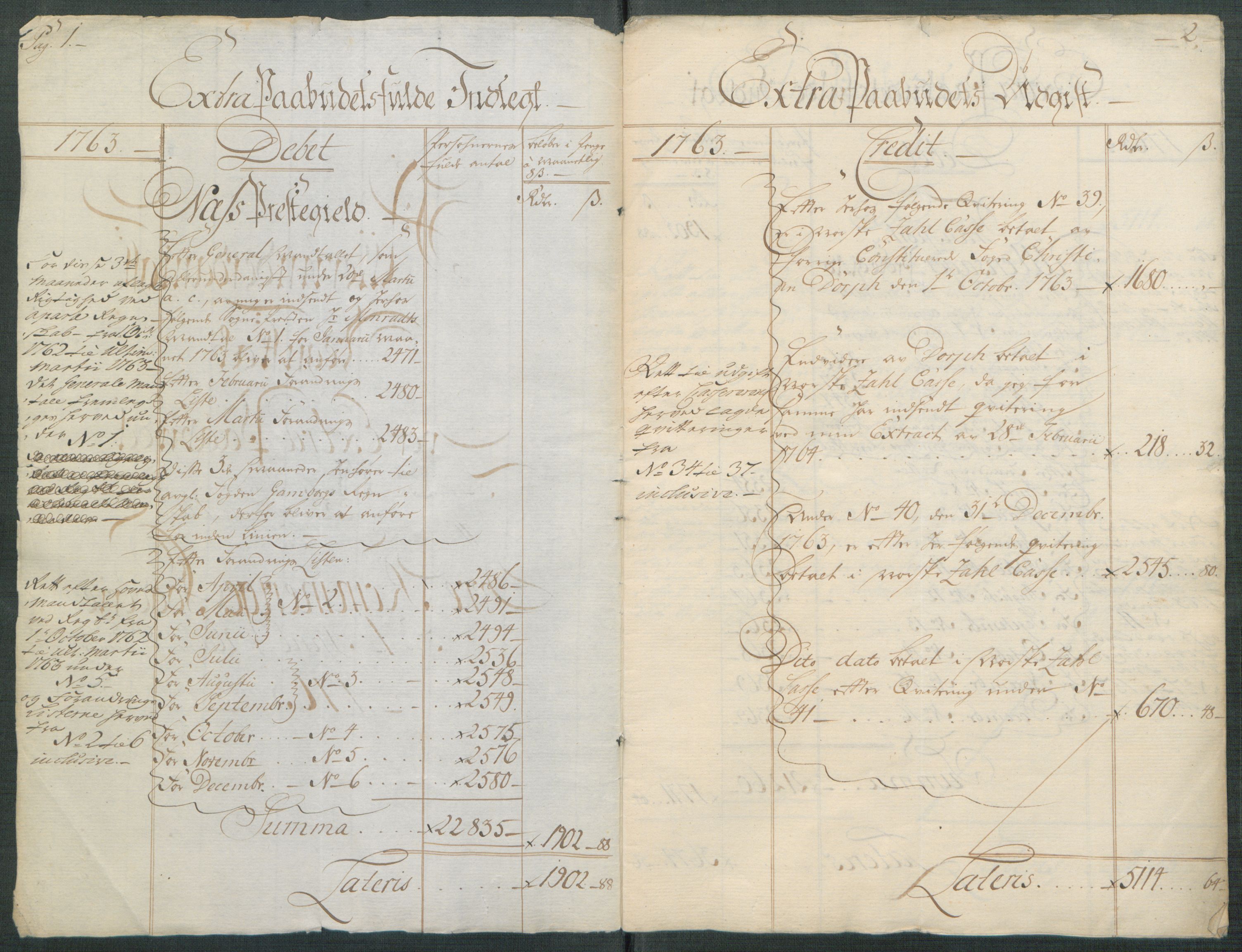 Rentekammeret inntil 1814, Reviderte regnskaper, Fogderegnskap, RA/EA-4092/R12/L0803: Ekstraskatten Øvre Romerike, 1763-1764, p. 6