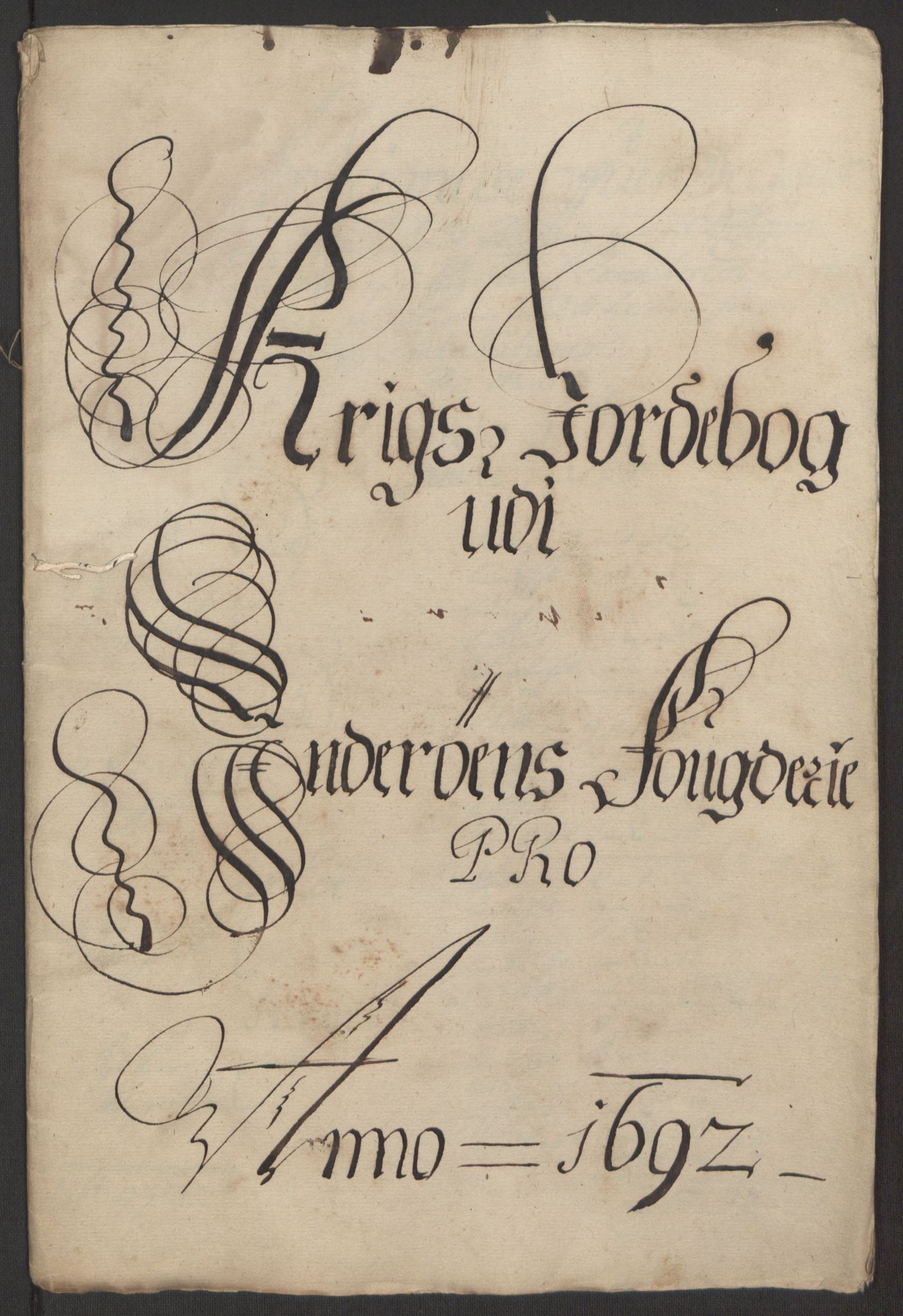Rentekammeret inntil 1814, Reviderte regnskaper, Fogderegnskap, RA/EA-4092/R63/L4308: Fogderegnskap Inderøy, 1692-1694, p. 203