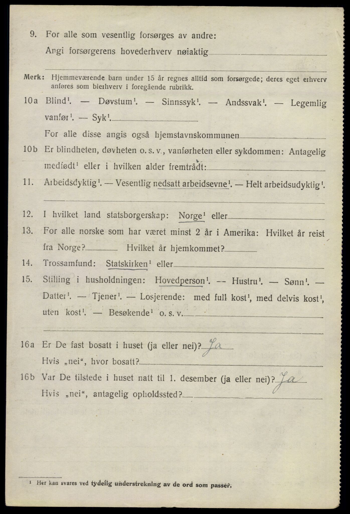 SAO, 1920 census for Ullensaker, 1920, p. 5504