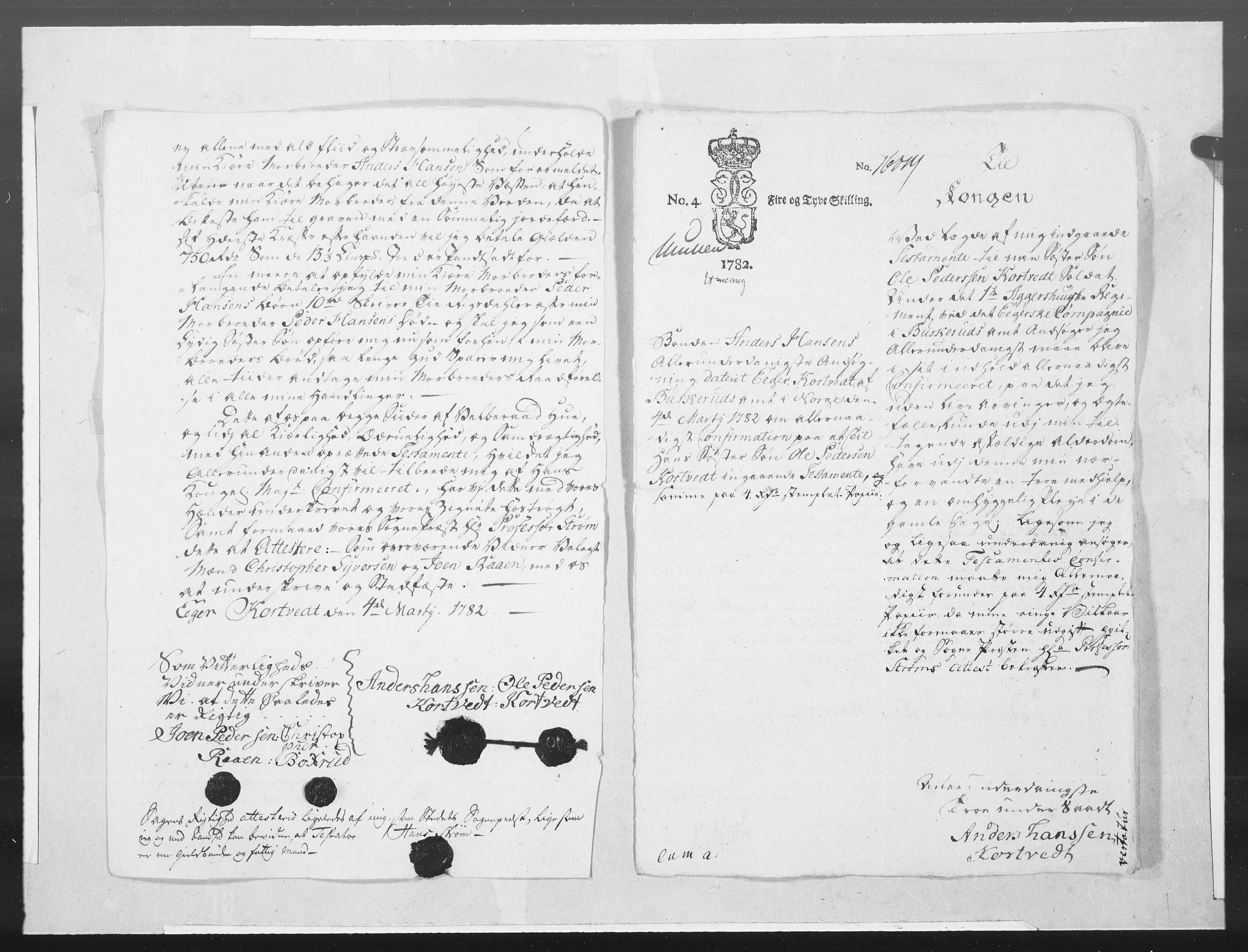 Danske Kanselli 1572-1799, AV/RA-EA-3023/F/Fc/Fcc/Fcca/L0244: Norske innlegg 1572-1799, 1782, p. 163