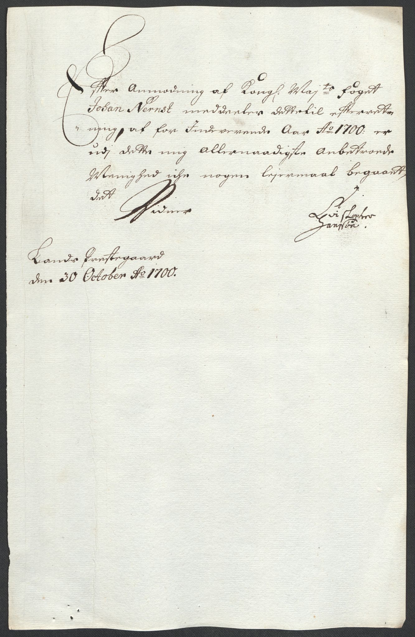 Rentekammeret inntil 1814, Reviderte regnskaper, Fogderegnskap, AV/RA-EA-4092/R18/L1298: Fogderegnskap Hadeland, Toten og Valdres, 1700, p. 293