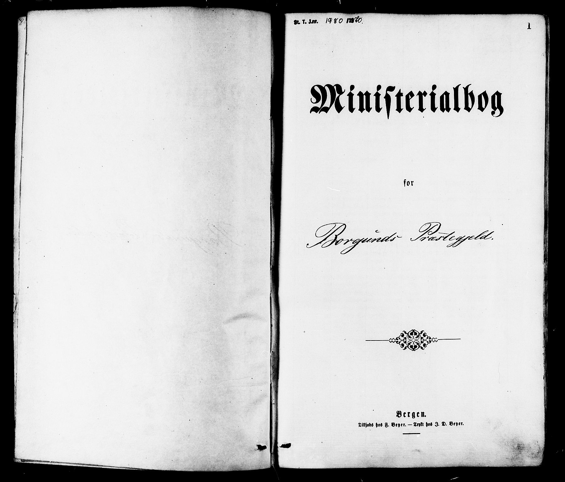 Ministerialprotokoller, klokkerbøker og fødselsregistre - Møre og Romsdal, SAT/A-1454/528/L0400: Parish register (official) no. 528A11, 1871-1879, p. 1