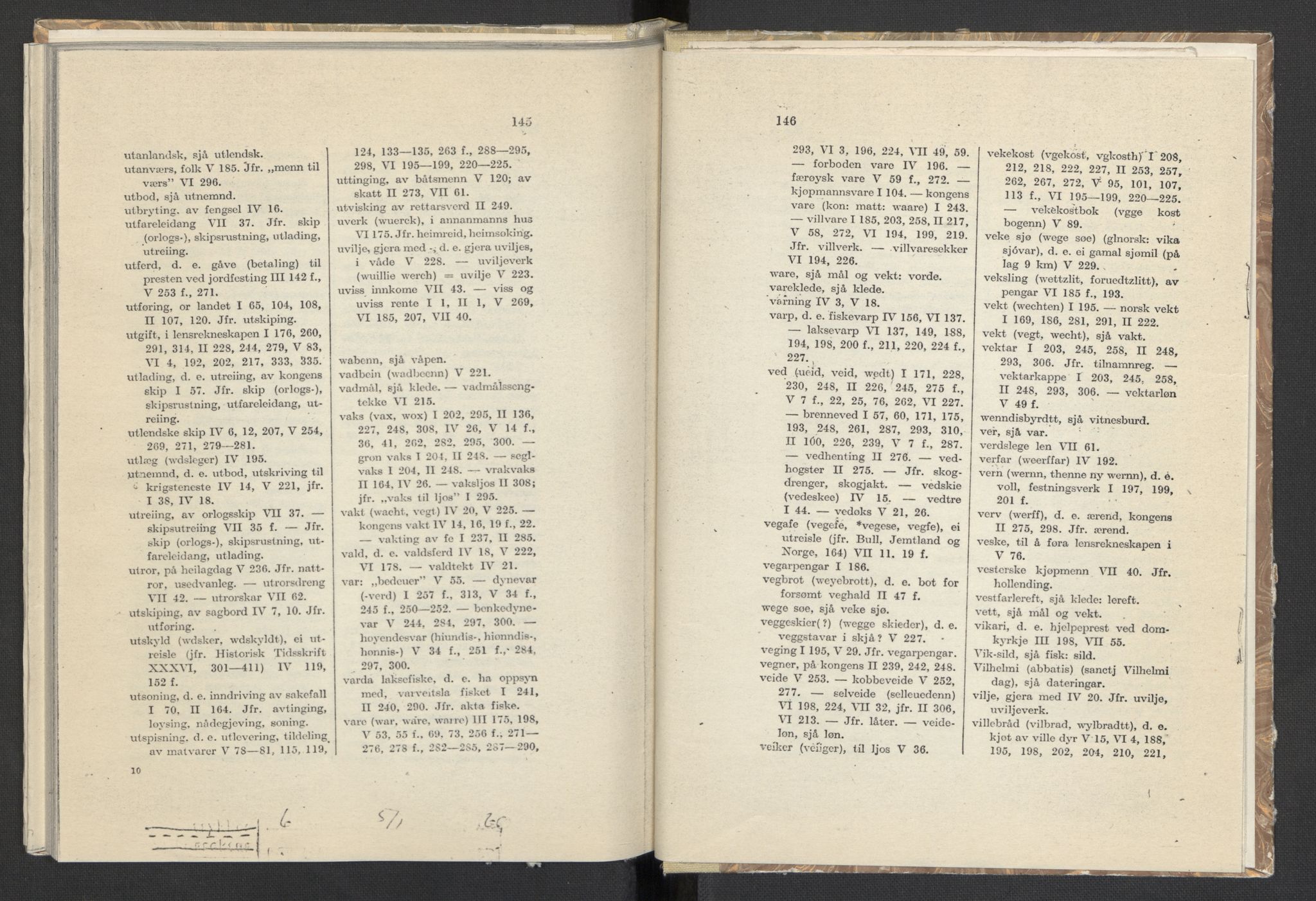 Publikasjoner utgitt av Arkivverket, PUBL/PUBL-001/C/0008: Sakregister, 1548-1567, p. 145-146