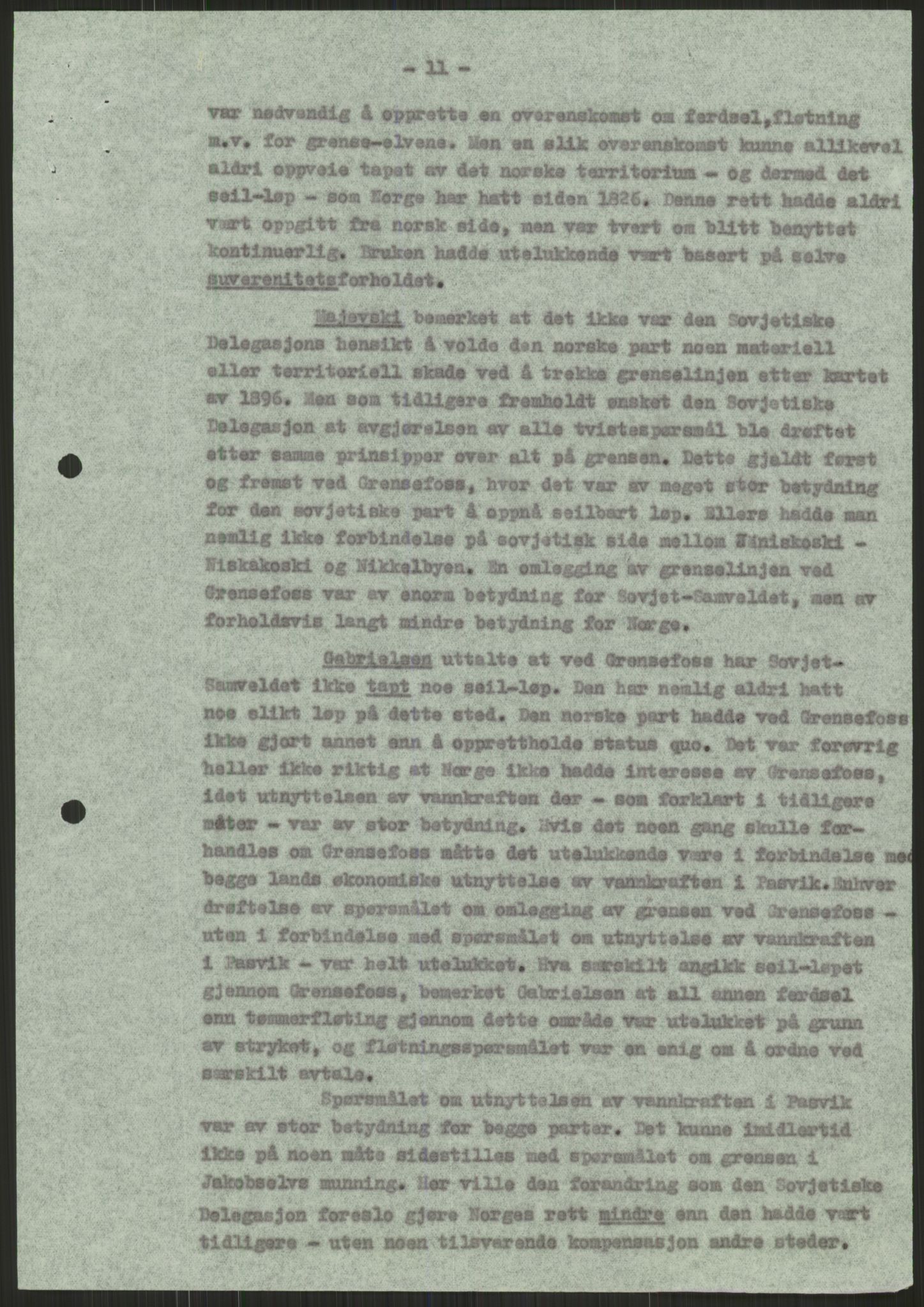 Vassdragsdirektoratet/avdelingen, AV/RA-S-6242/F/Fa/L0538: Pasvikelva, 1945-1949, p. 337