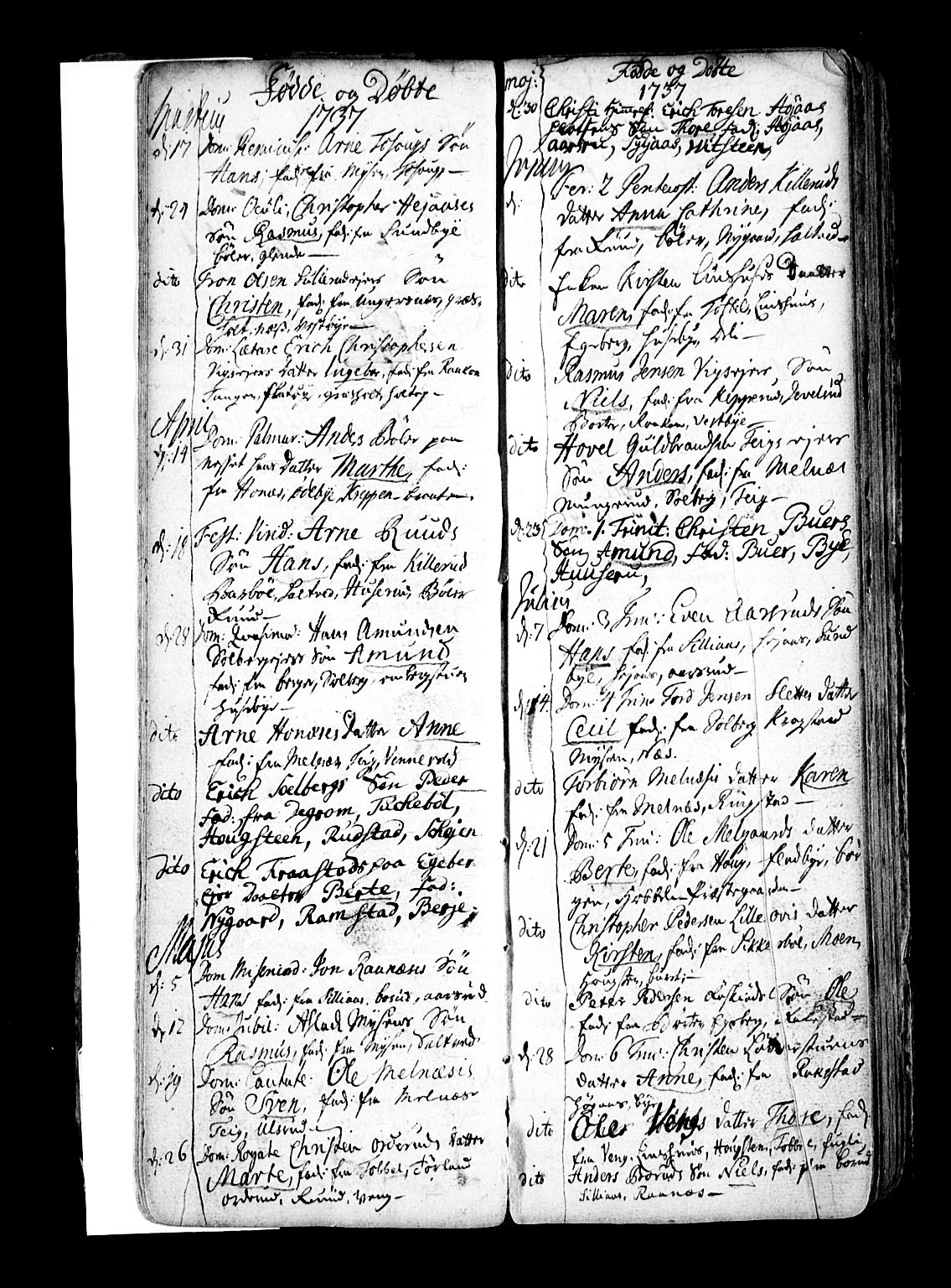 Enebakk prestekontor Kirkebøker, AV/SAO-A-10171c/F/Fa/L0001: Parish register (official) no. I 1, 1719-1754