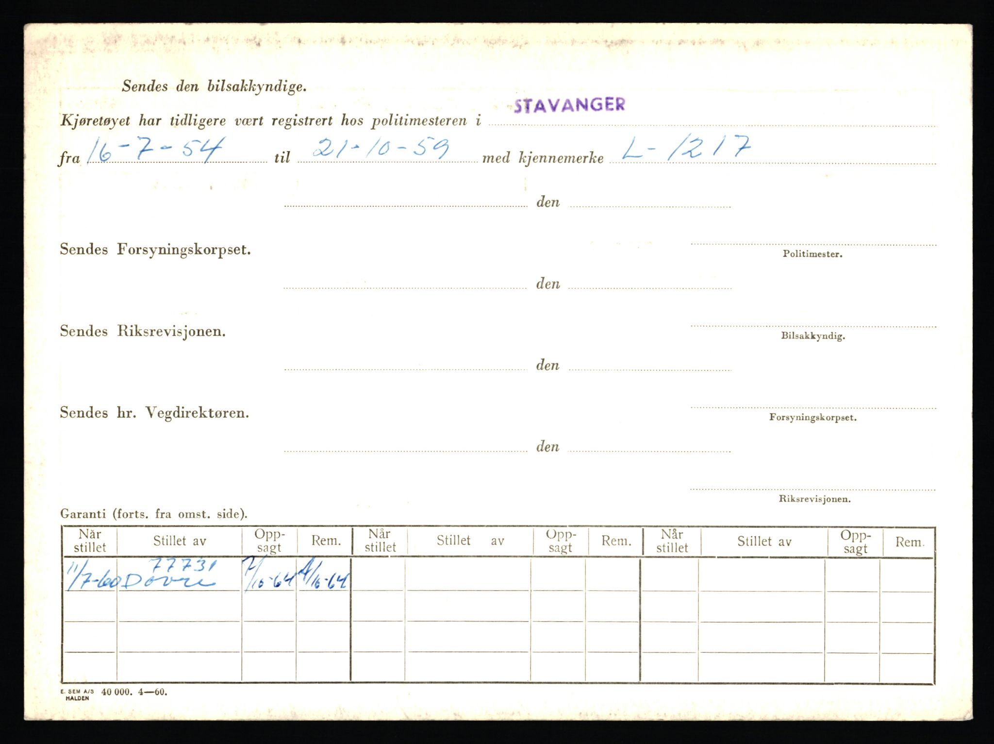 Stavanger trafikkstasjon, AV/SAST-A-101942/0/F/L0063: L-62700 - L-63799, 1930-1971, p. 1032