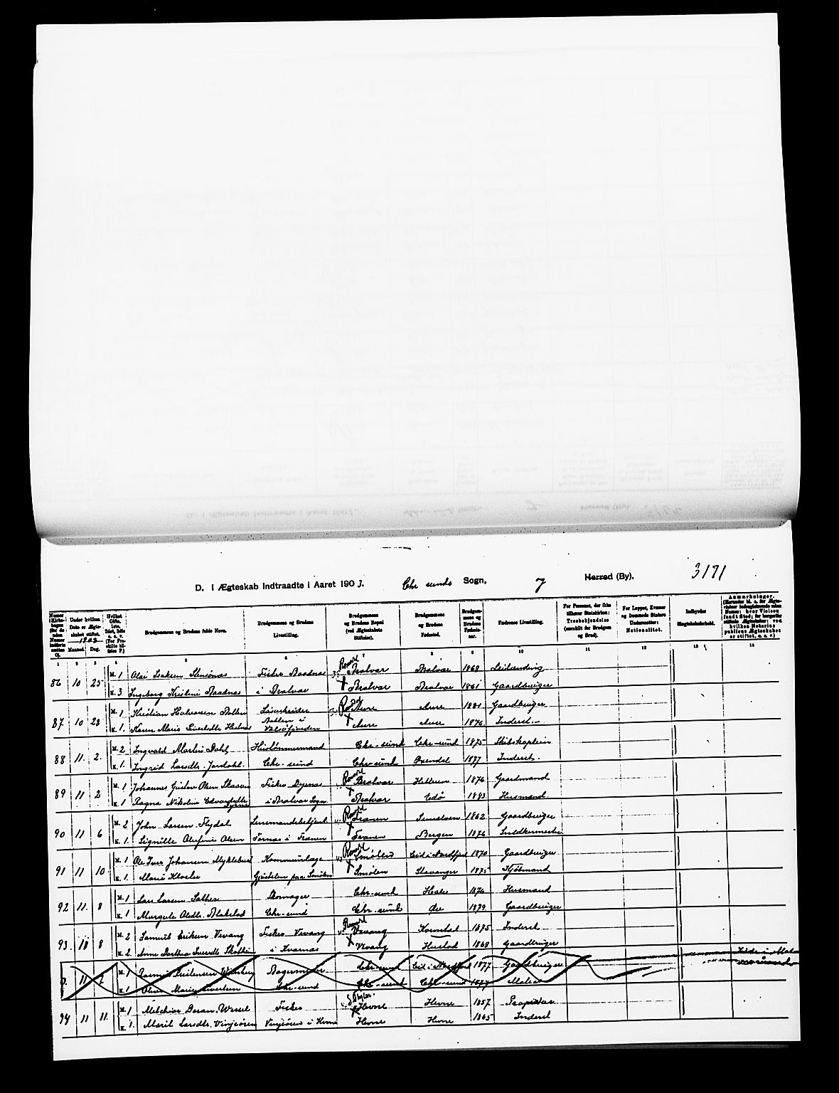 Ministerialprotokoller, klokkerbøker og fødselsregistre - Møre og Romsdal, AV/SAT-A-1454/572/L0859: Parish register (official) no. 572D03, 1903-1916