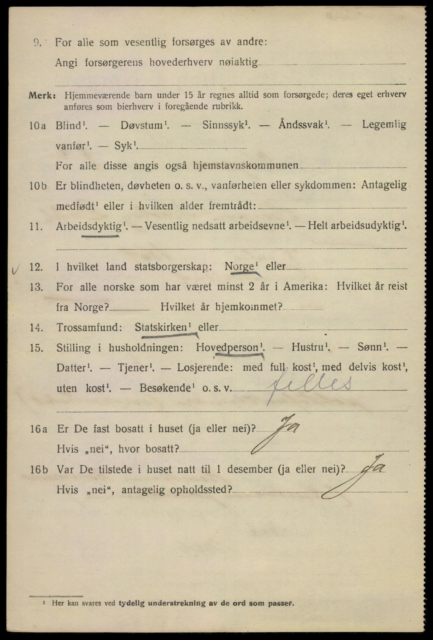 SAO, 1920 census for Kristiania, 1920, p. 331518