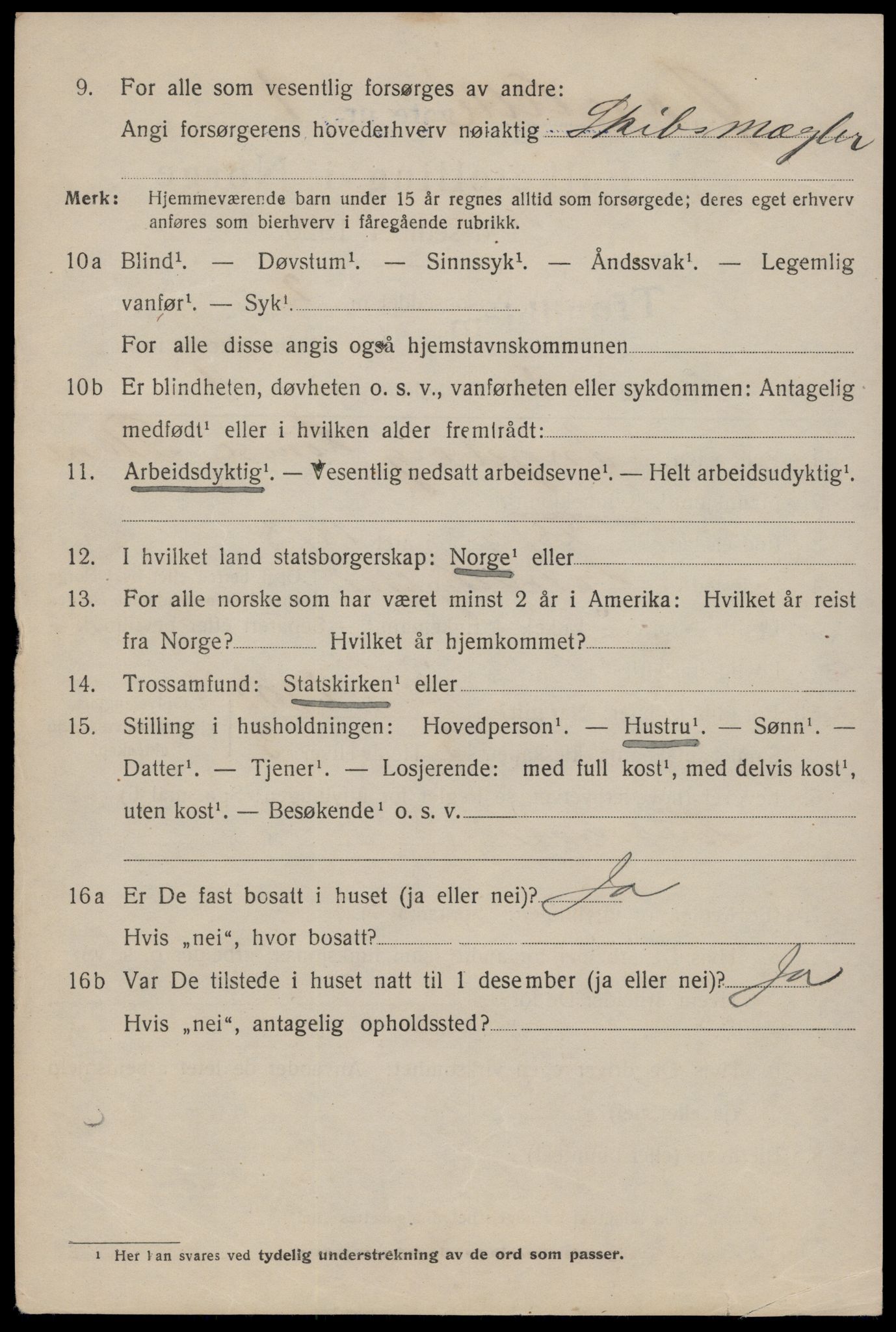 SAT, 1920 census for Trondheim, 1920, p. 89417