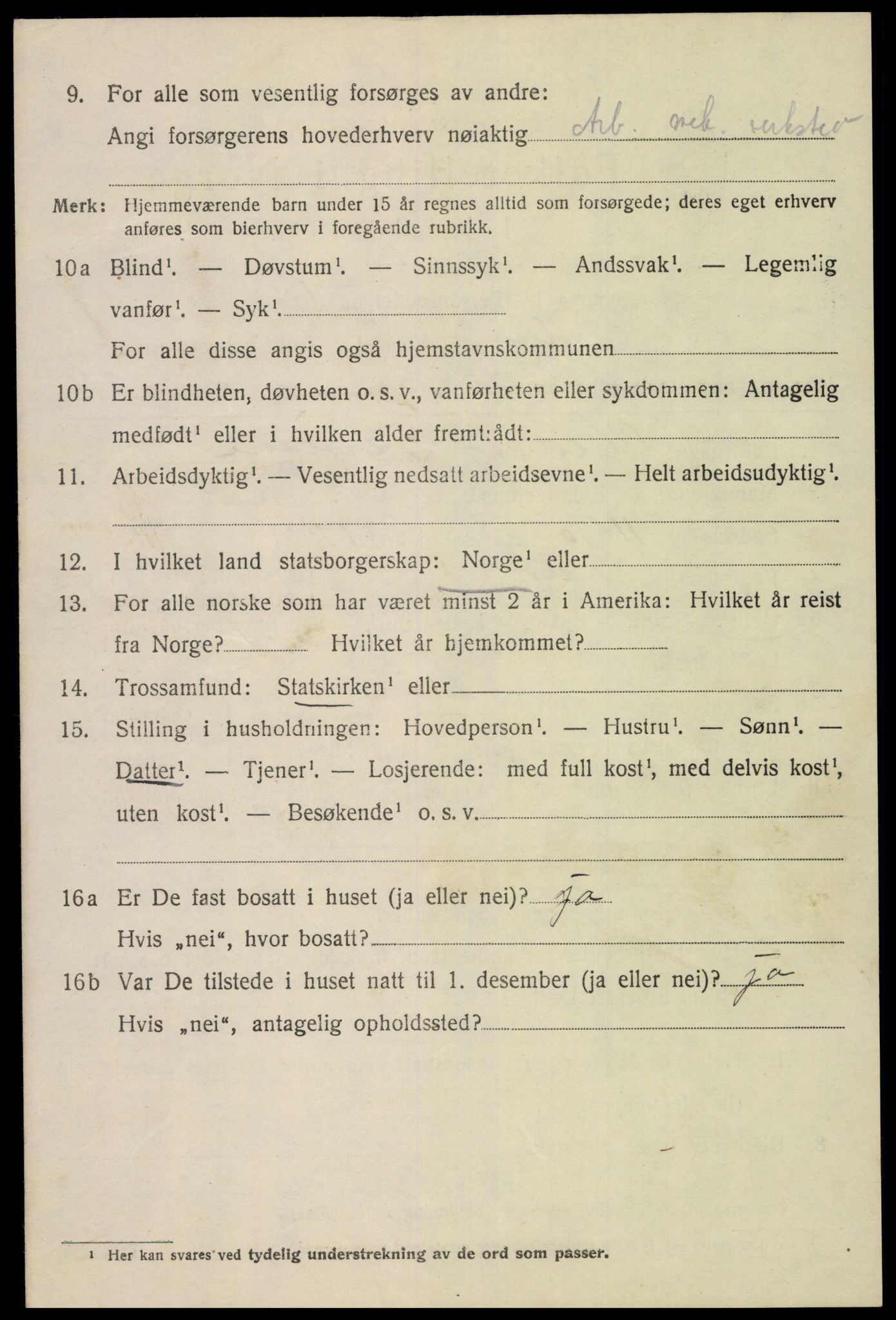 SAK, 1920 census for Hisøy, 1920, p. 3971