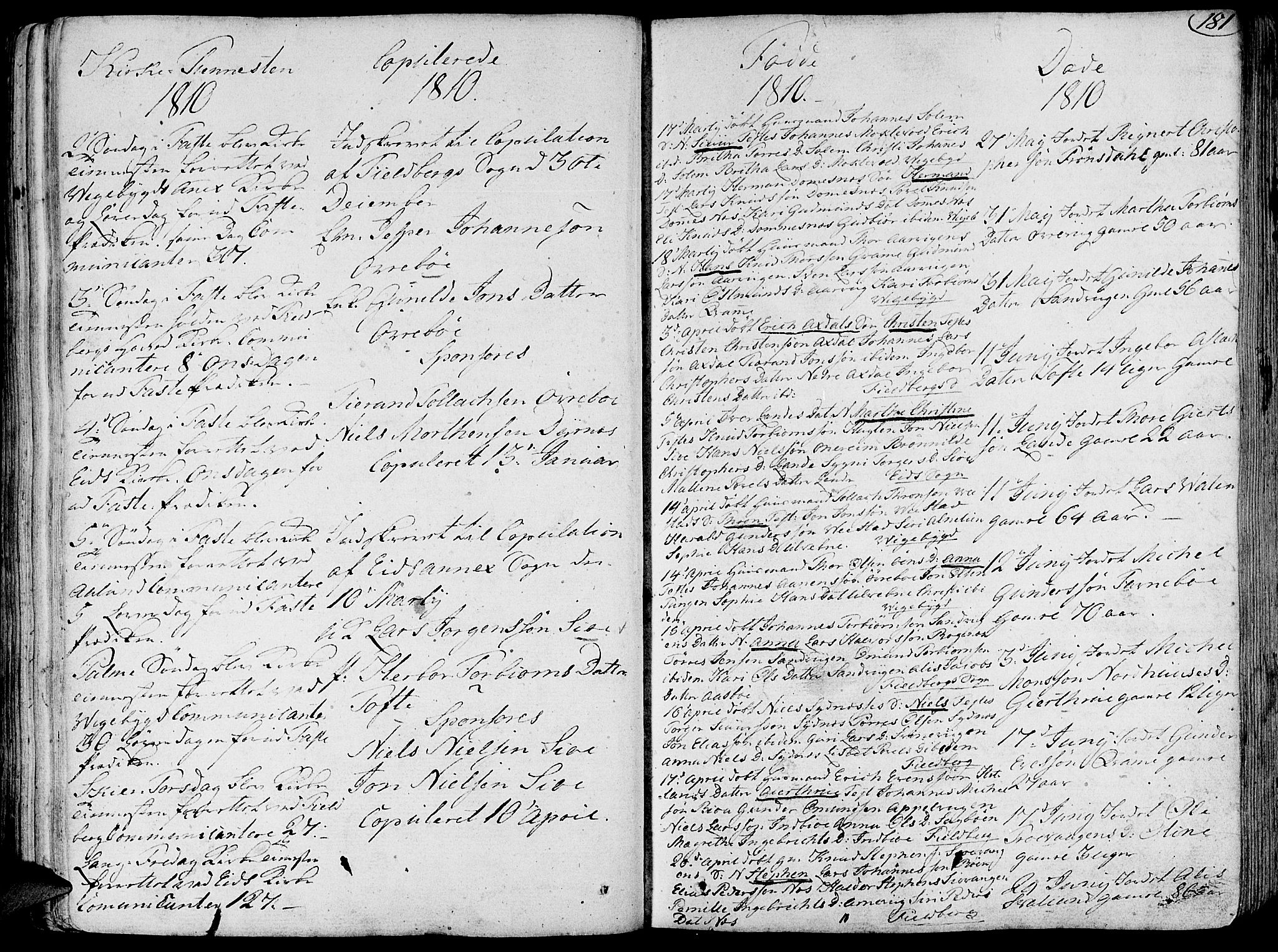 Fjelberg sokneprestembete, SAB/A-75201/H/Haa: Parish register (official) no. A 3, 1788-1815, p. 181