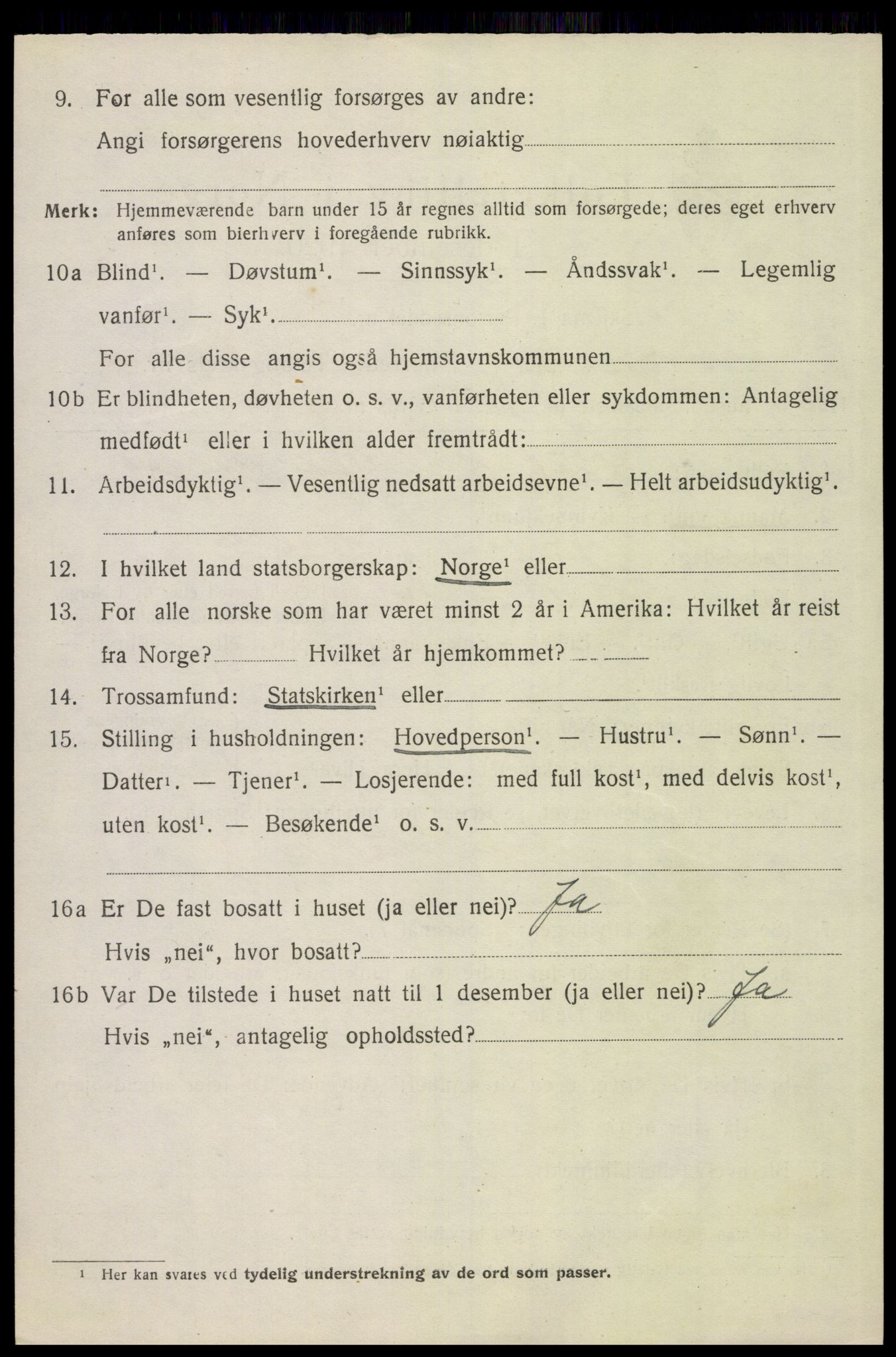 SAH, 1920 census for Åsnes, 1920, p. 8253