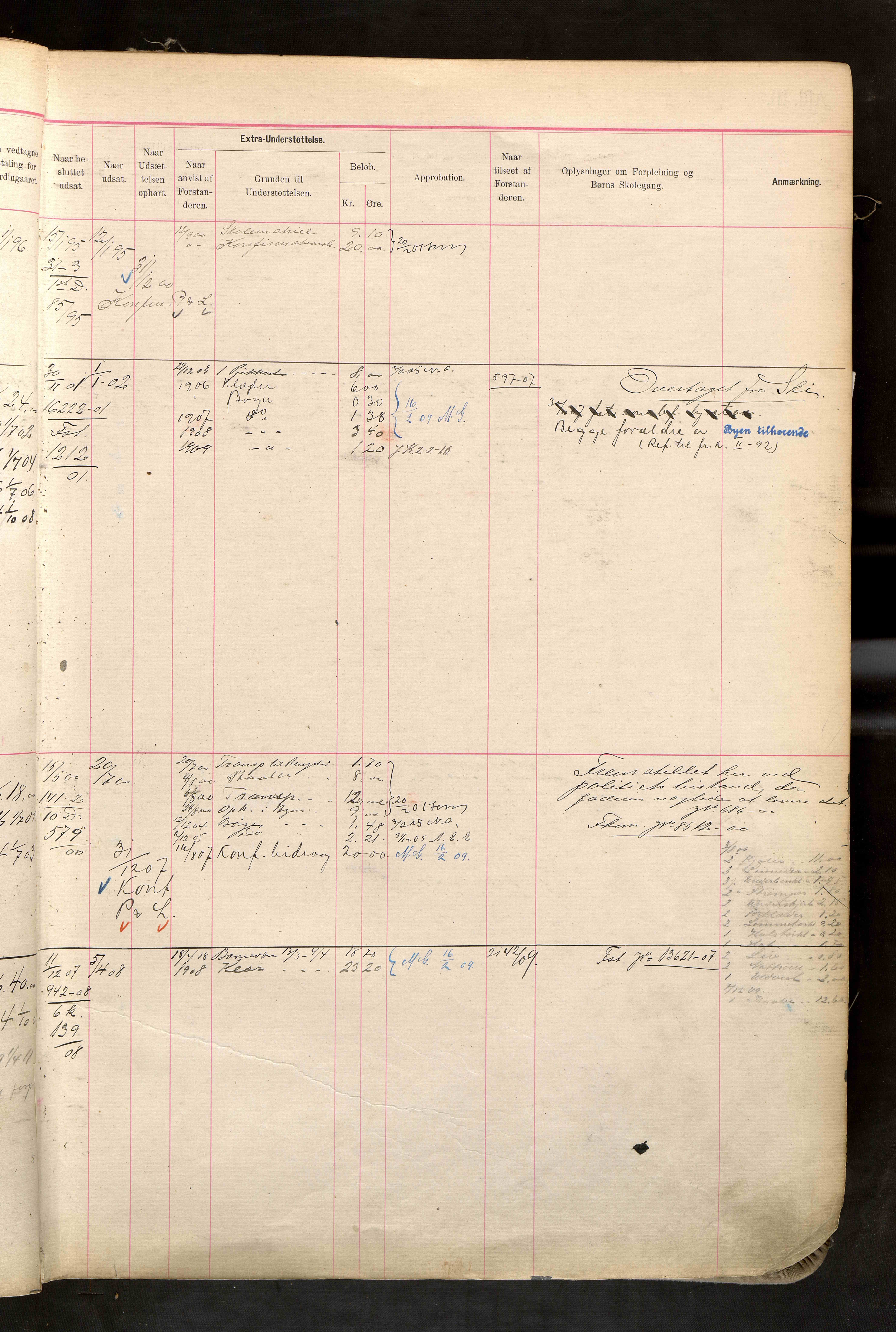 Fattigvesenet, OBA/A-20045/H/Hd/L0006: Manntallsprotokoll. Mnr. 501-1000, 1897-1910, p. 85