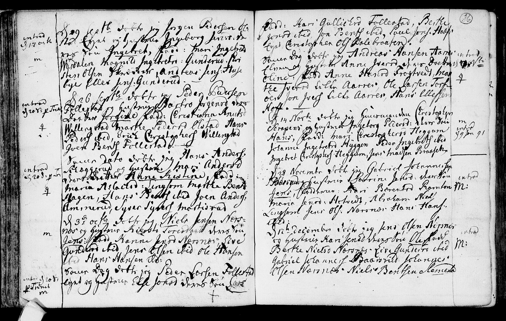 Røyken kirkebøker, SAKO/A-241/F/Fa/L0003: Parish register (official) no. 3, 1782-1813, p. 36