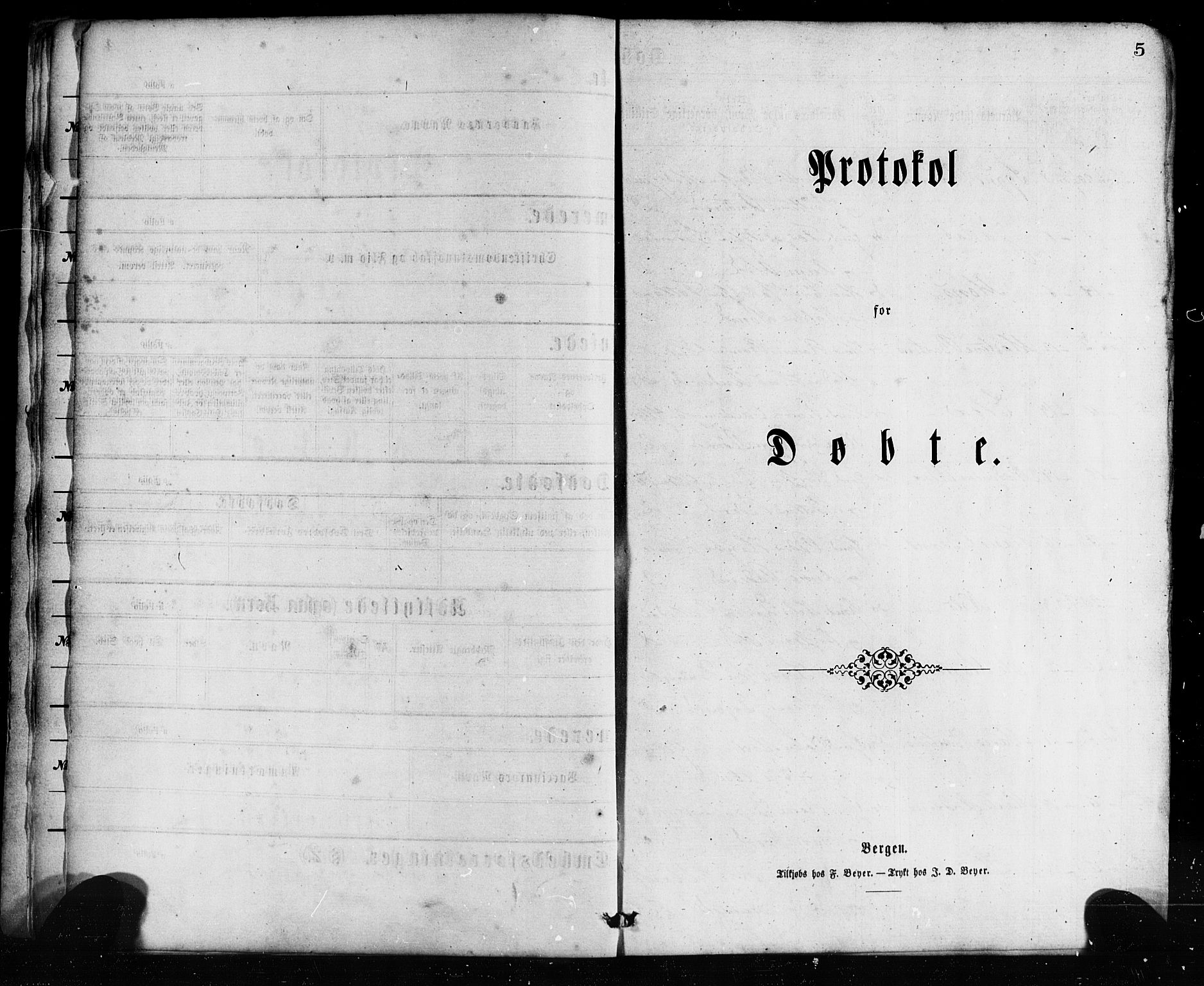 Davik sokneprestembete, SAB/A-79701/H/Haa/Haaa/L0006: Parish register (official) no. A 6, 1867-1881, p. 5