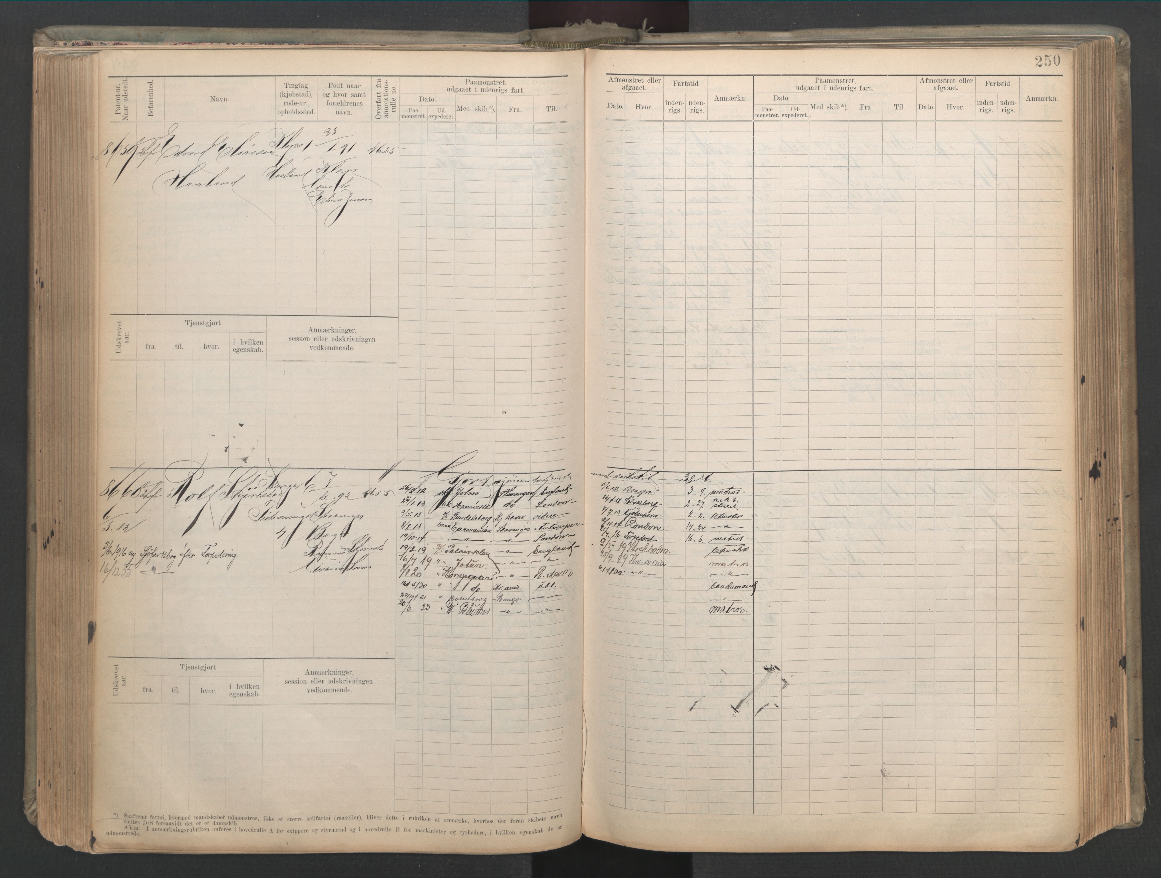 Stavanger sjømannskontor, AV/SAST-A-102006/F/Fb/Fbb/L0023: Sjøfartshovedrulle patnentnr. 8161-8904 (dublett), 1903, p. 254